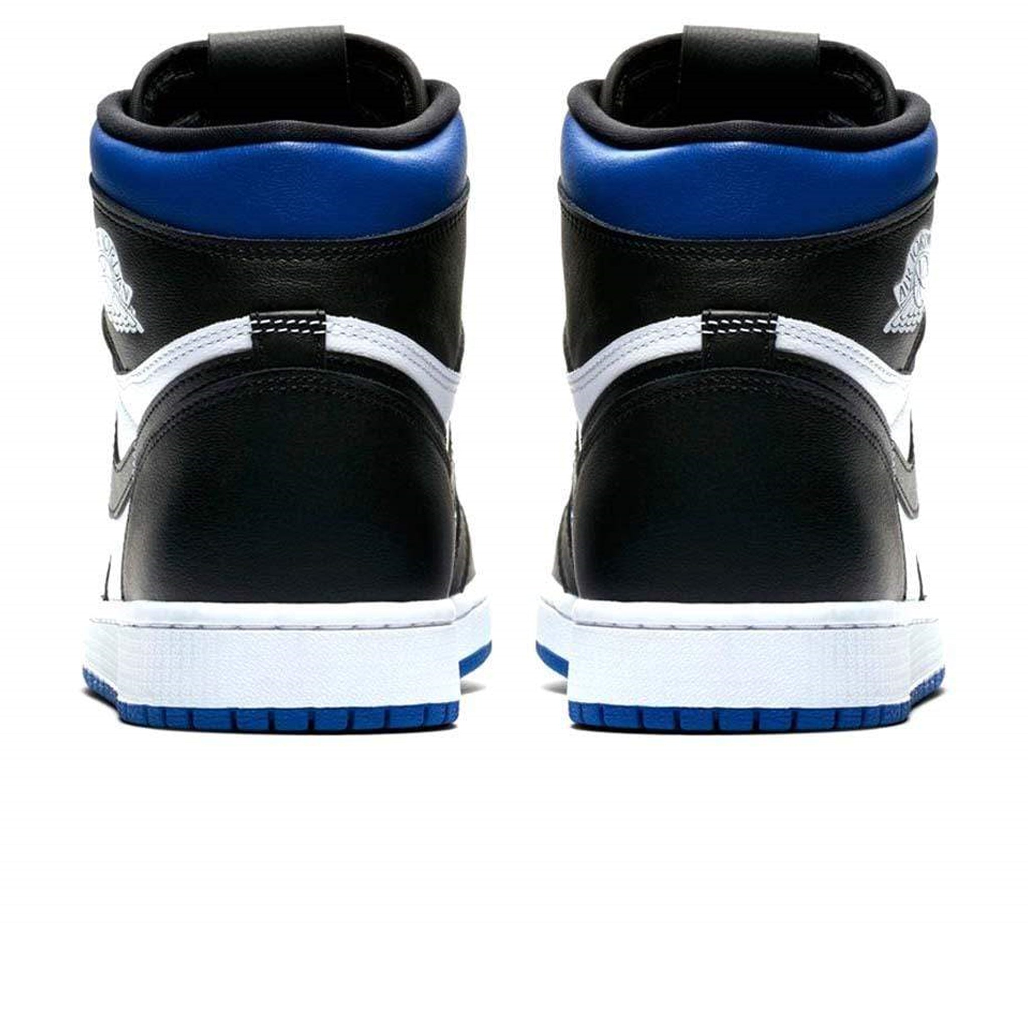 Heel view of Air Jordan 1 Royal Toe Sneaker 555088-041
