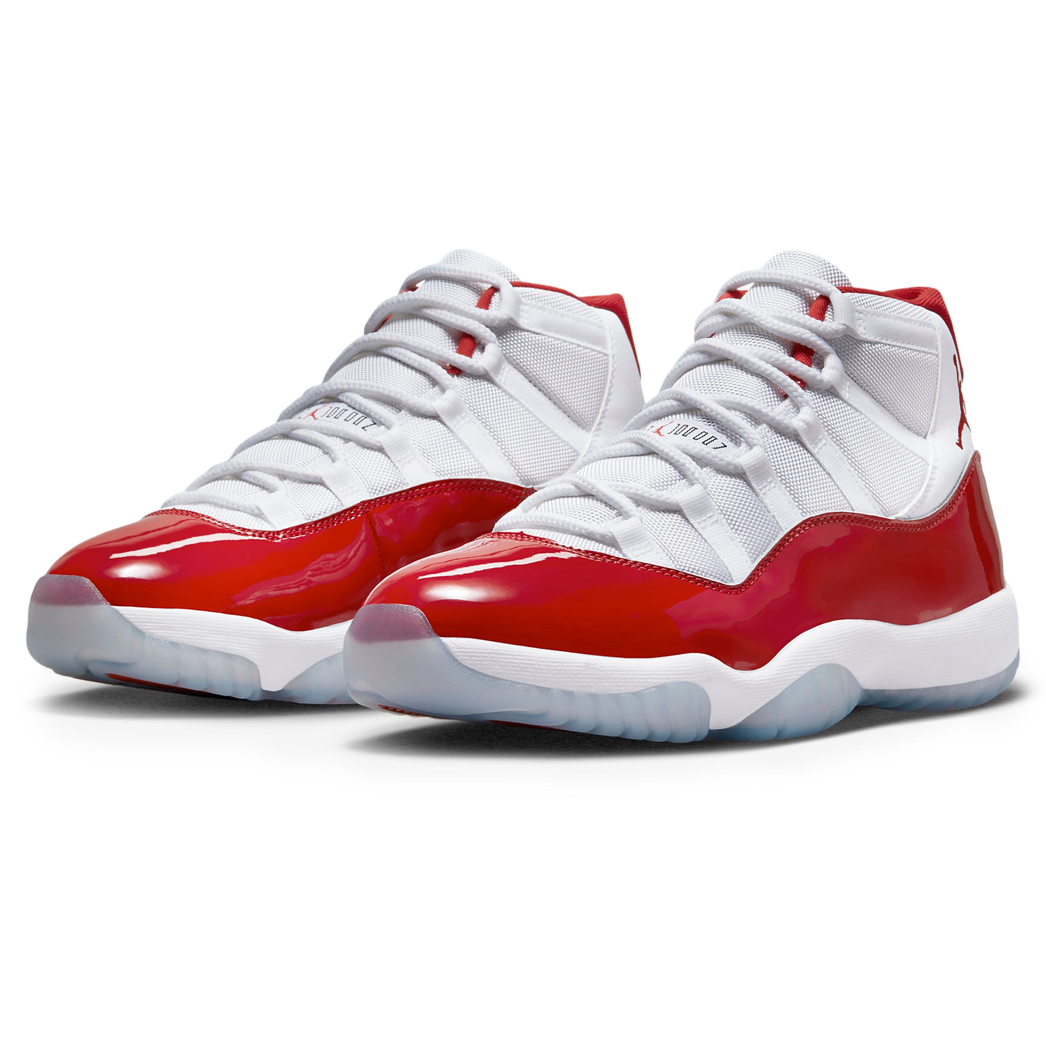 Front side view of Air Jordan 11 Retro Cherry (2022) CT8012-116