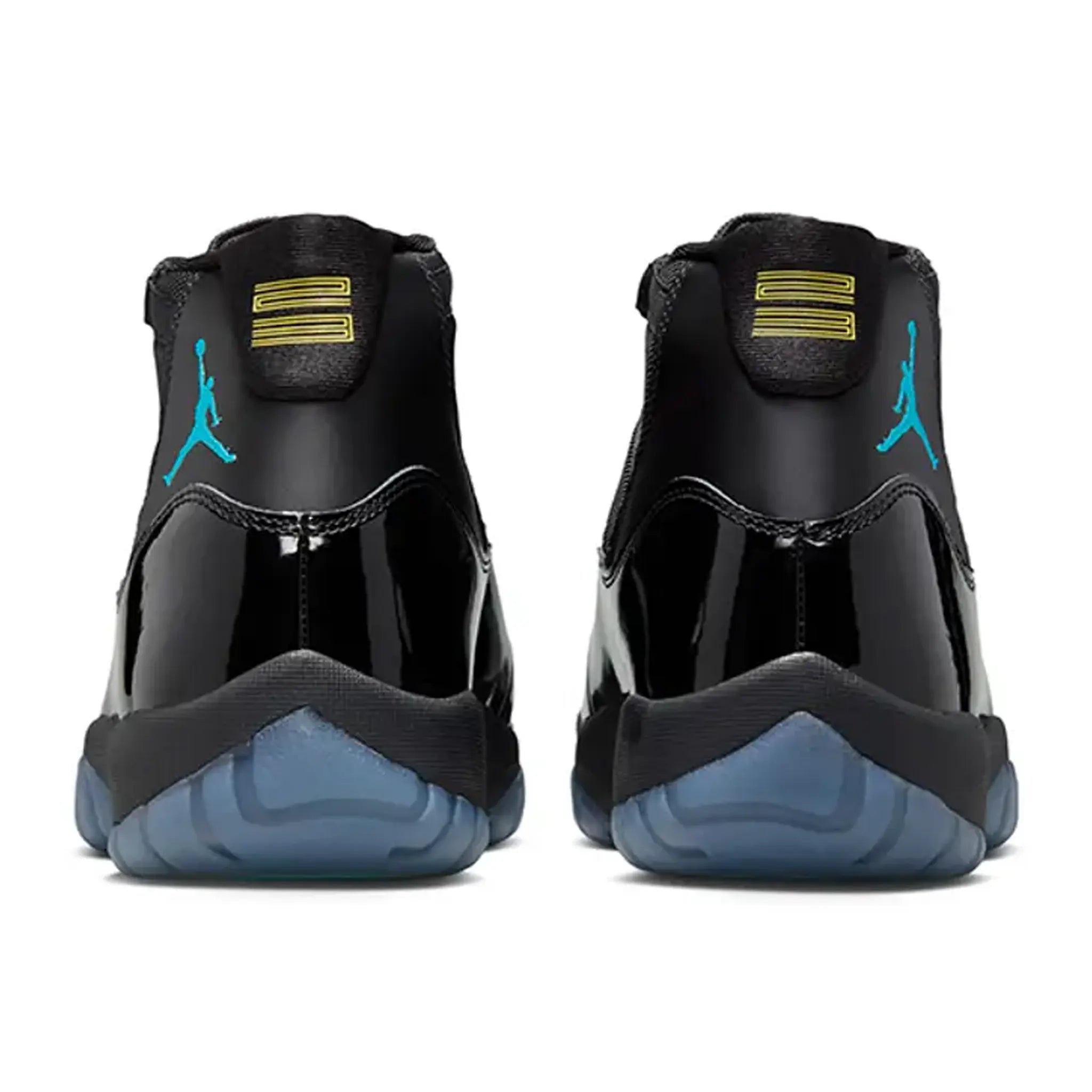 Back View of Air Jordan 11 Retro Gamma Blue (2025)CT8012-047