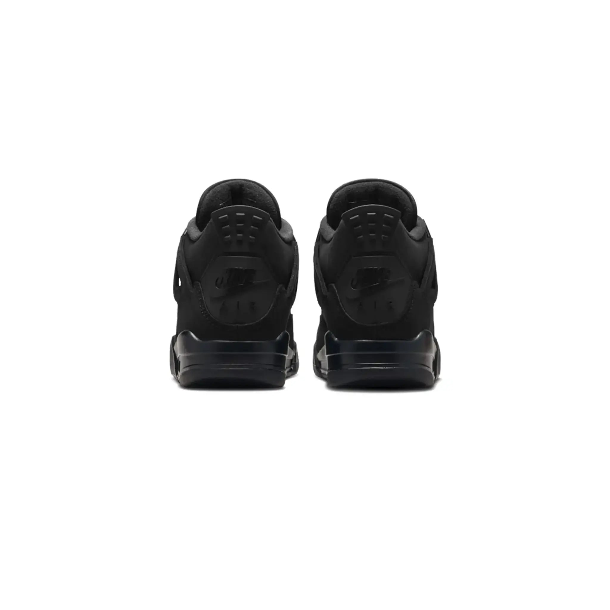 Back View of Air Jordan 4 Retro Black Cat (2025) (PS) IB4388-010