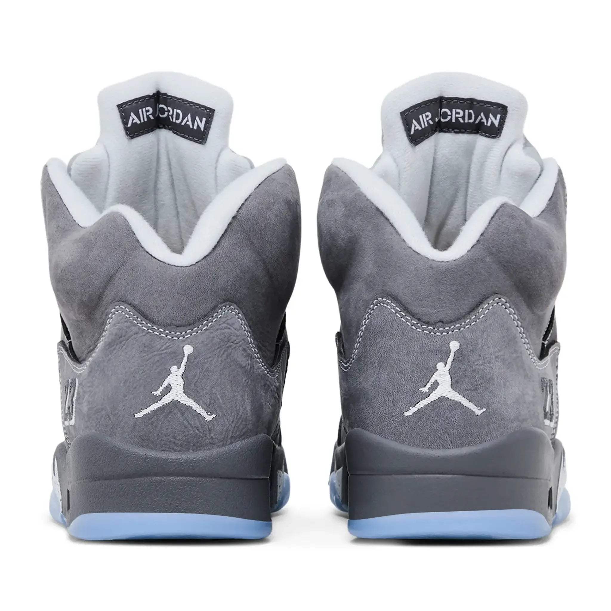 Back View of Air Jordan 5 Retro Wolf Grey (2026) DD0587-002