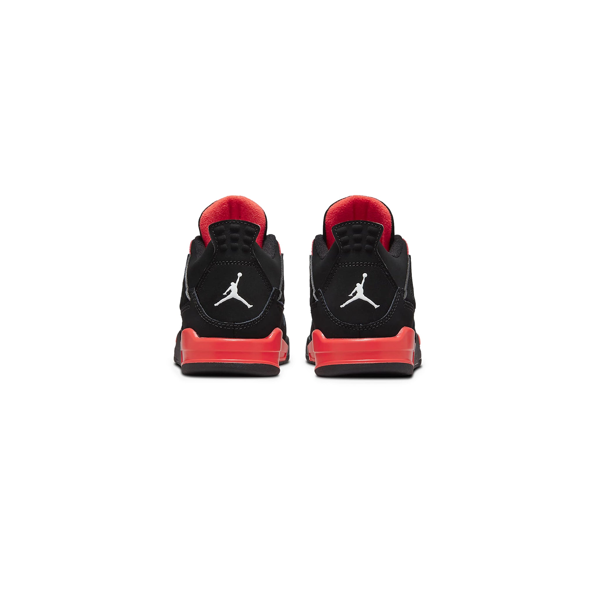 Back view of Air Jordan 4 Retro Red Thunder (PS) BQ7669-016