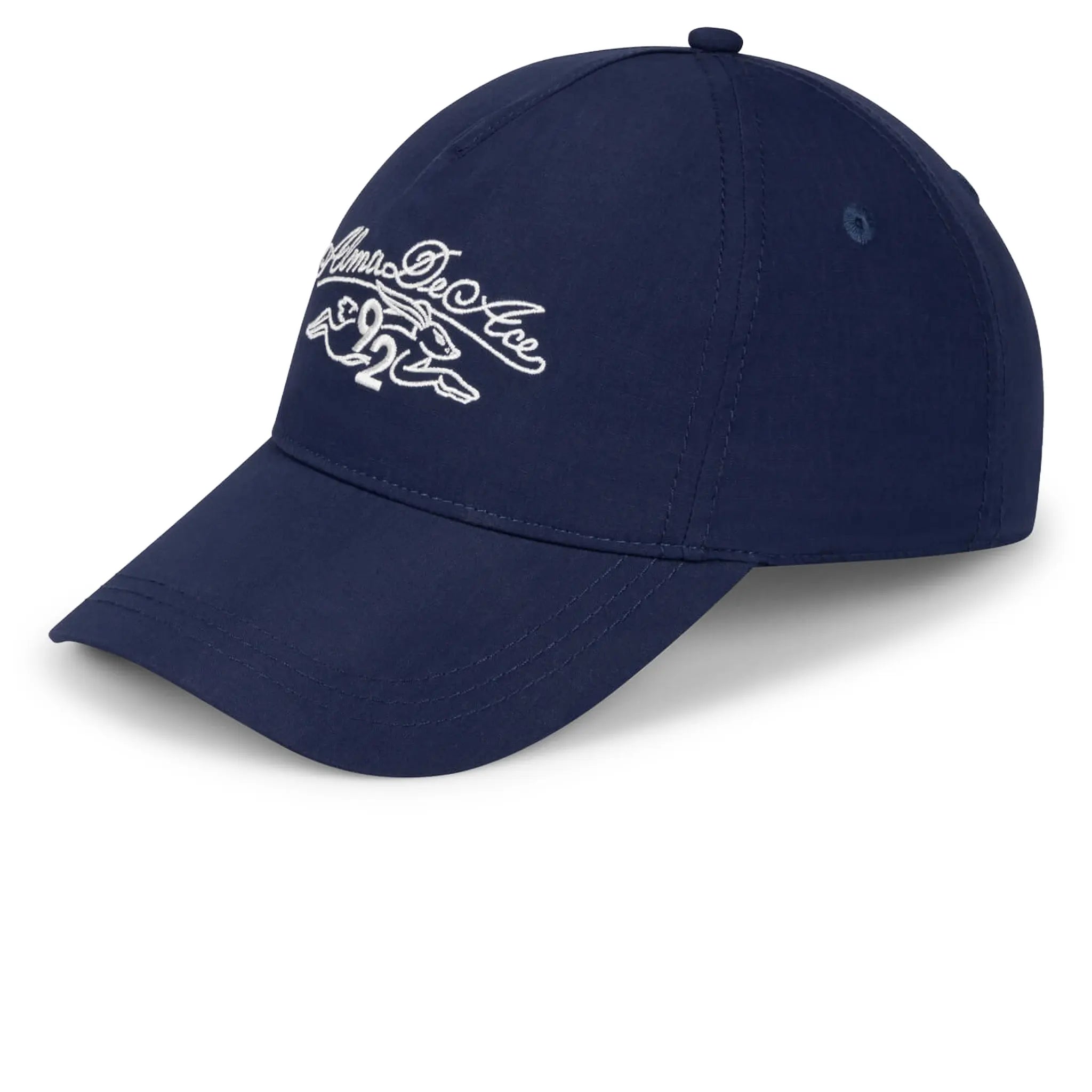 Front View of Alma De Ace Hare 92 Sports Navy Cap