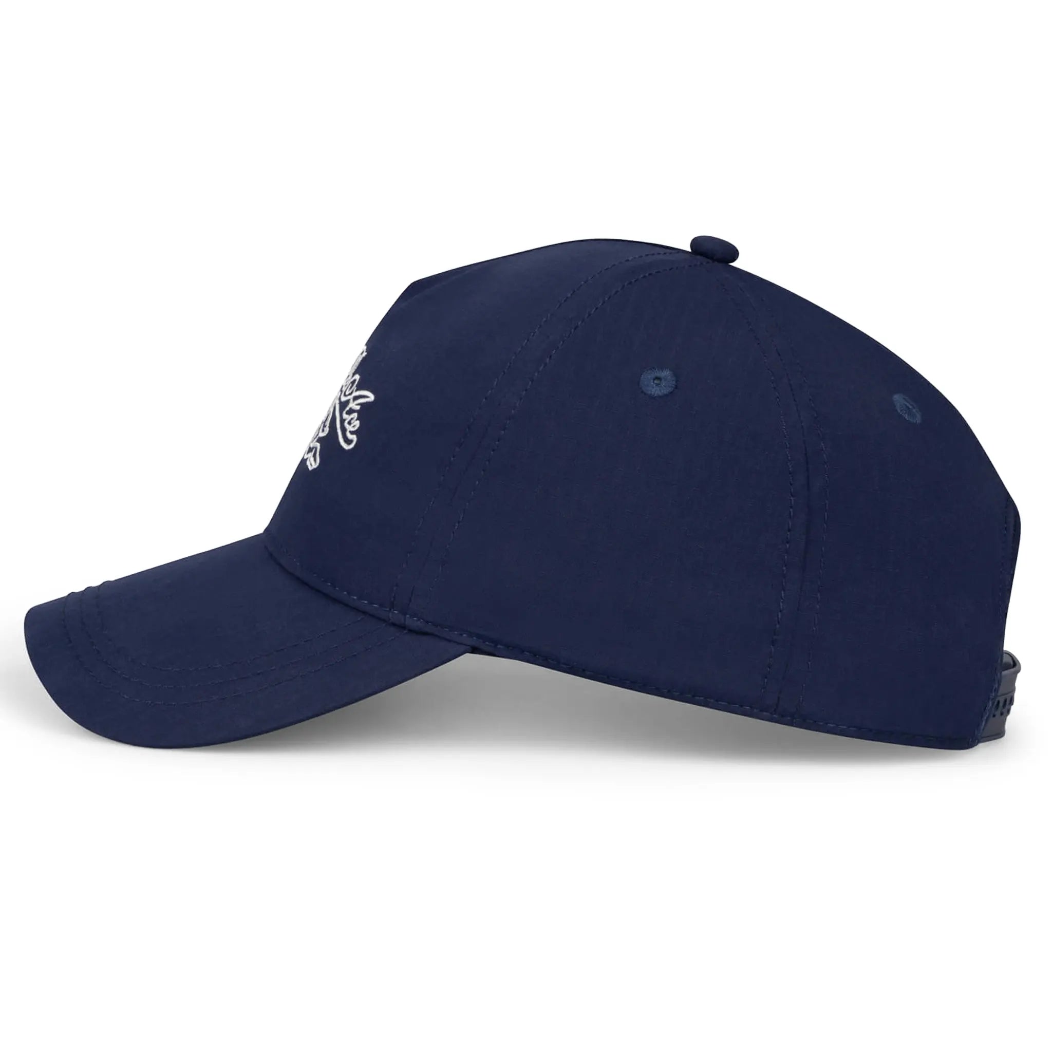 Side View of Alma De Ace Hare 92 Sports Navy Cap