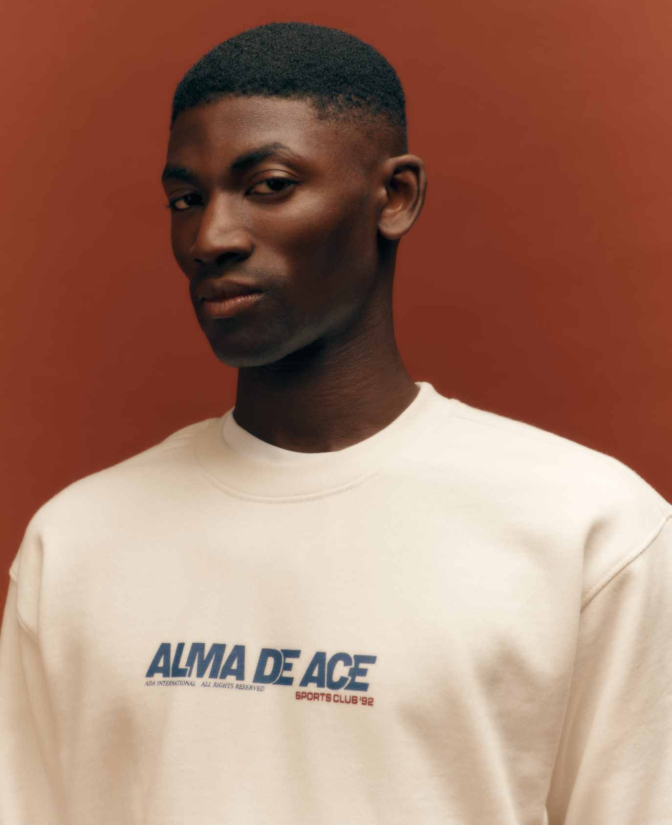 Alma De Ace Sports Club 92 White Sweatshirt