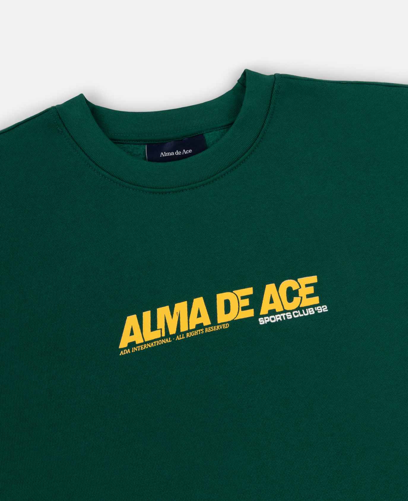Alma De Ace Sports Club 92 Green Sweatshirt