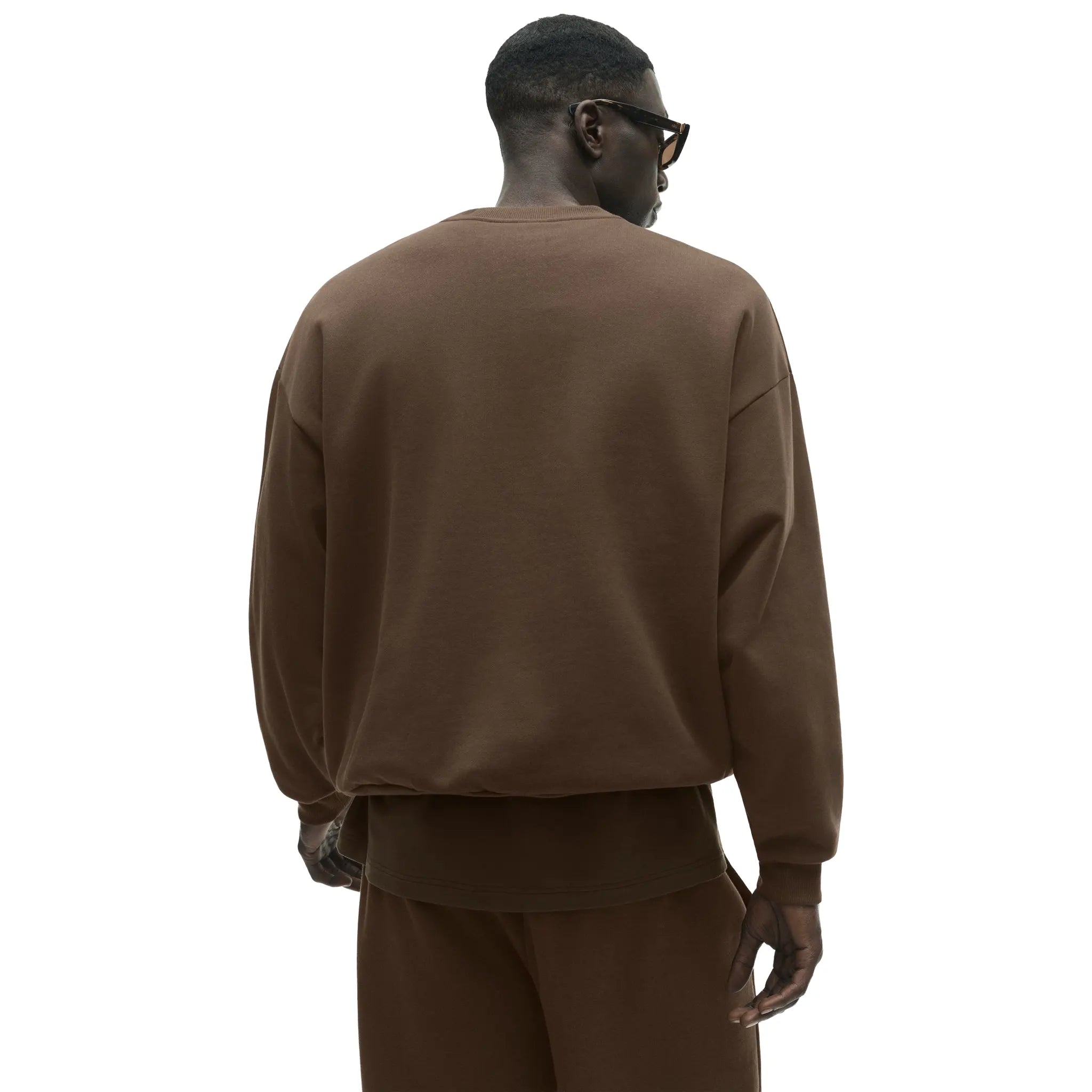 Back View of Alo Yoga Accolade Espresso Sweatshirt U3031RG040640