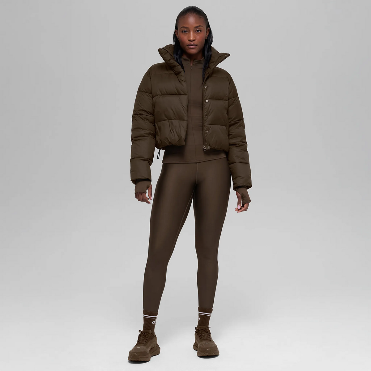 Alo Yoga Gold Rush Espresso Puffer Jacket (W) |
