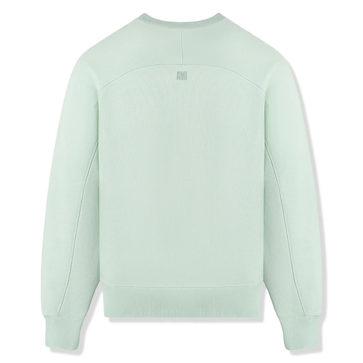 Ami Paris Ami De Coeur Tonal Aqua Green Sweatshirt | USW002747-441