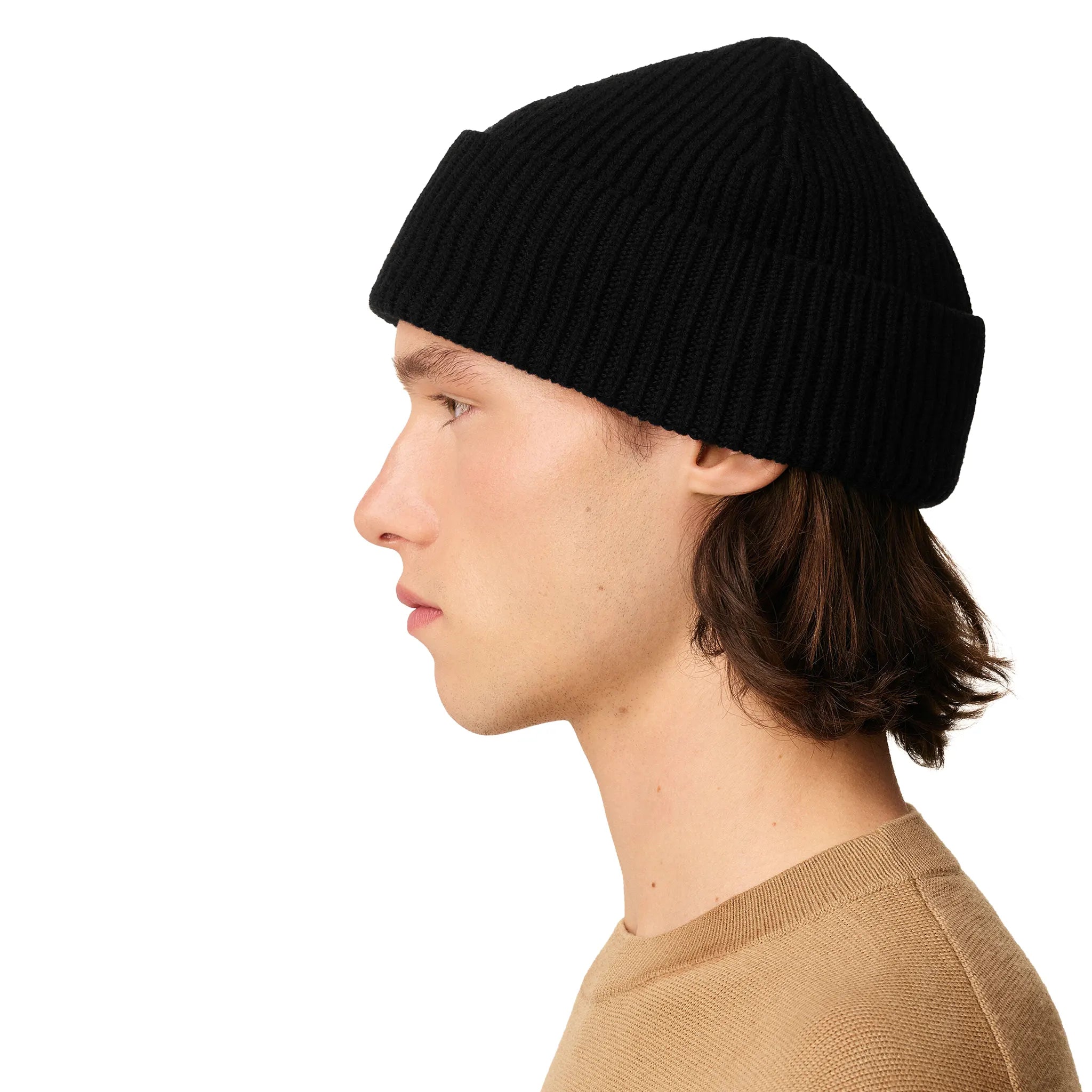 ◇匿名配送◇ AMI Paris AMI DE COEUR ビーニー Ami De Coeur ビーニー ブラック/レッド | AMI PARIS