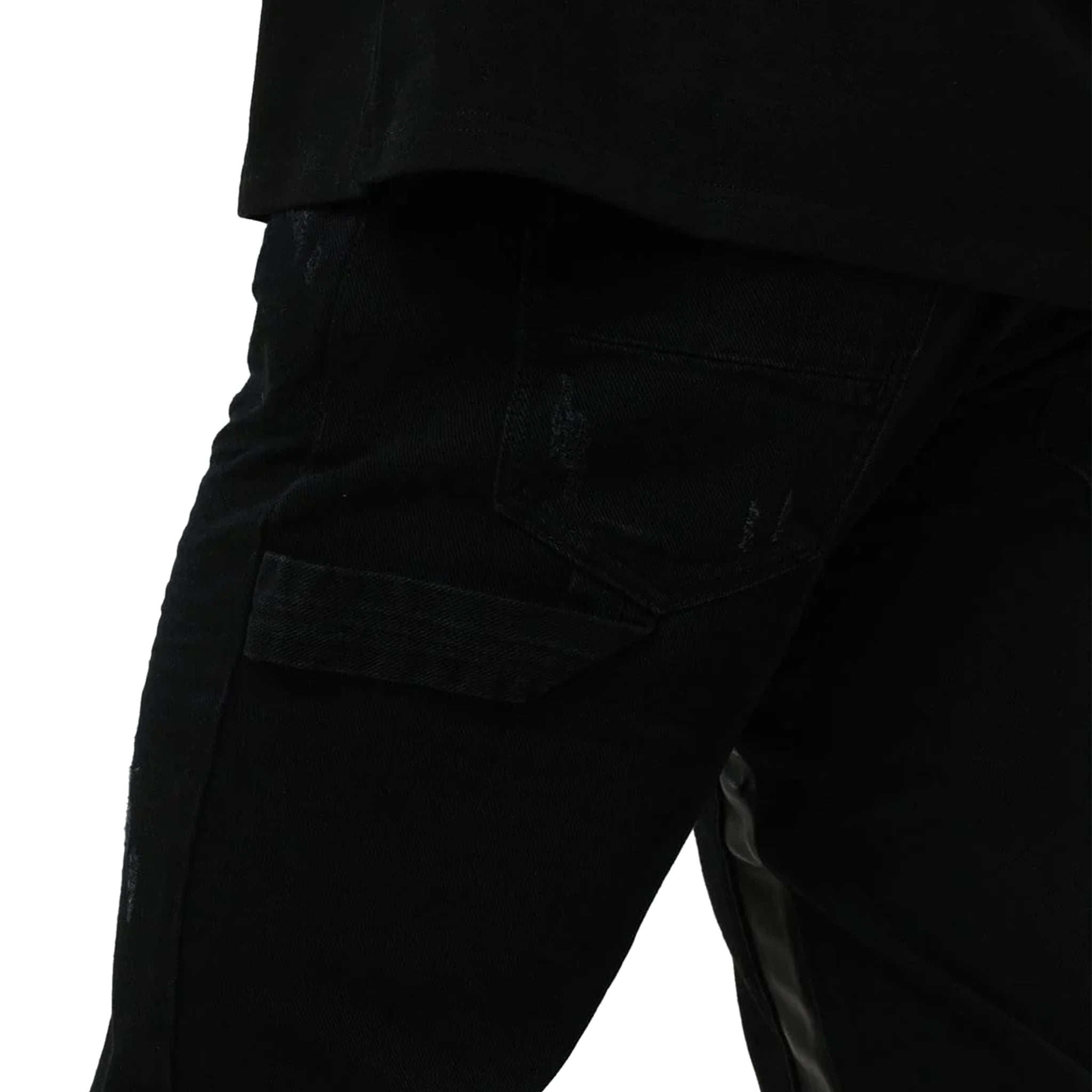 Pocket view Amicci Marco Flare Jeans Black AMJ2209BLA