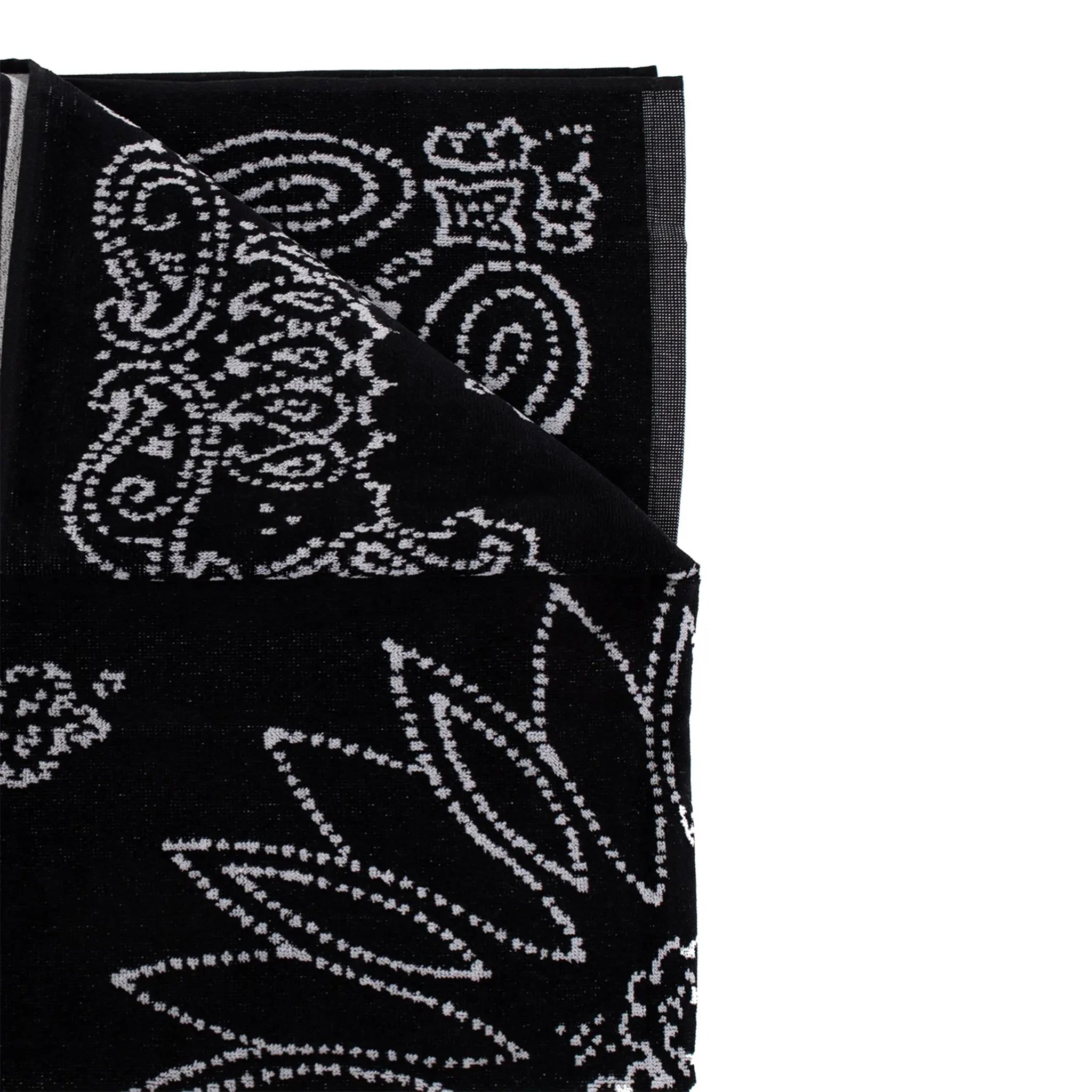 Detail view of Amiri Bandana Black Towel PF22MLT001