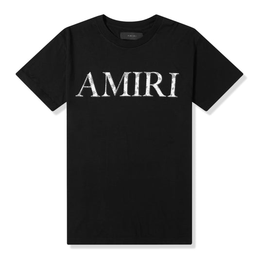 Amiri Bandana Logo T Shirt Black