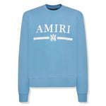 Amiri MA Bar Crewneck Carolina Blue Sweatshirt