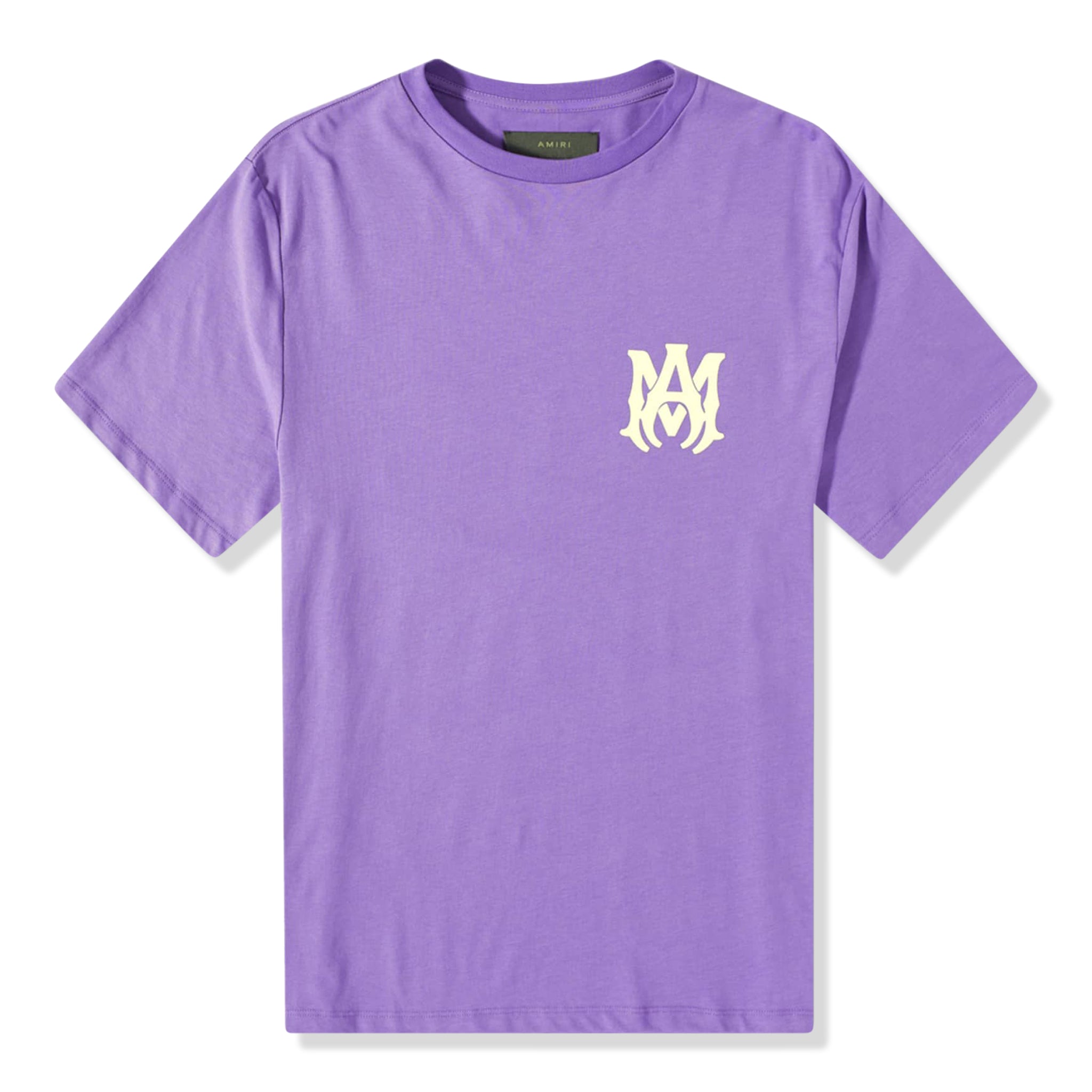 front view of Amiri MA Logo T Shirt Purple PS23MJL015-510