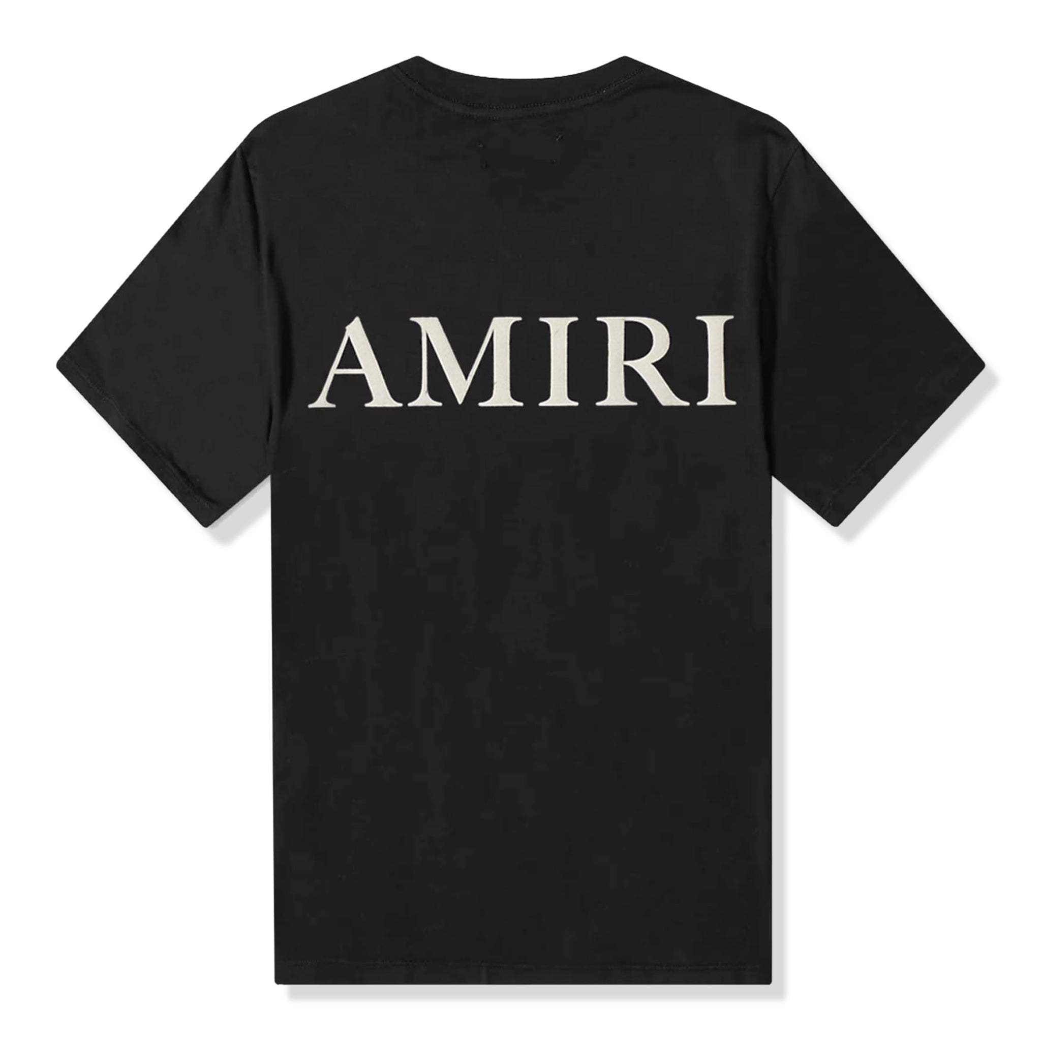 Back view of Amiri Puff Logo T Shirt Black AW22MJL010-001