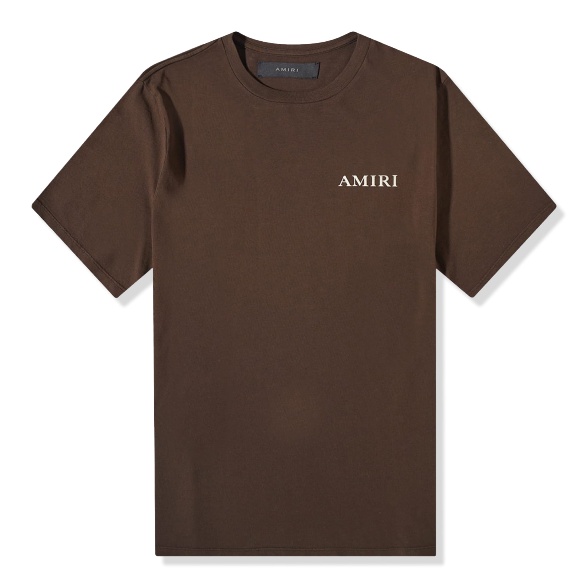 Amiri Puff Logo T Shirt Brown | AW22MJL010-210