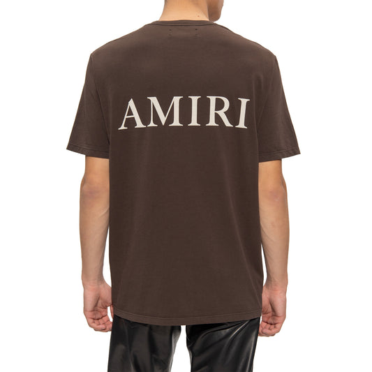 Amiri Puff Logo T Shirt Brown