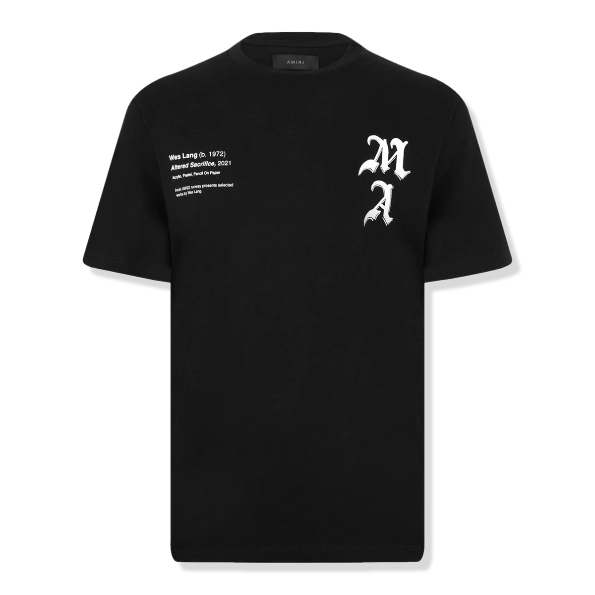 Amiri Wes Lang Checker Skull Black T Shirt | AW22MJG001-001 Amiri Wes Lang Checker Skull Black T Shirt | AW22MJG001-001