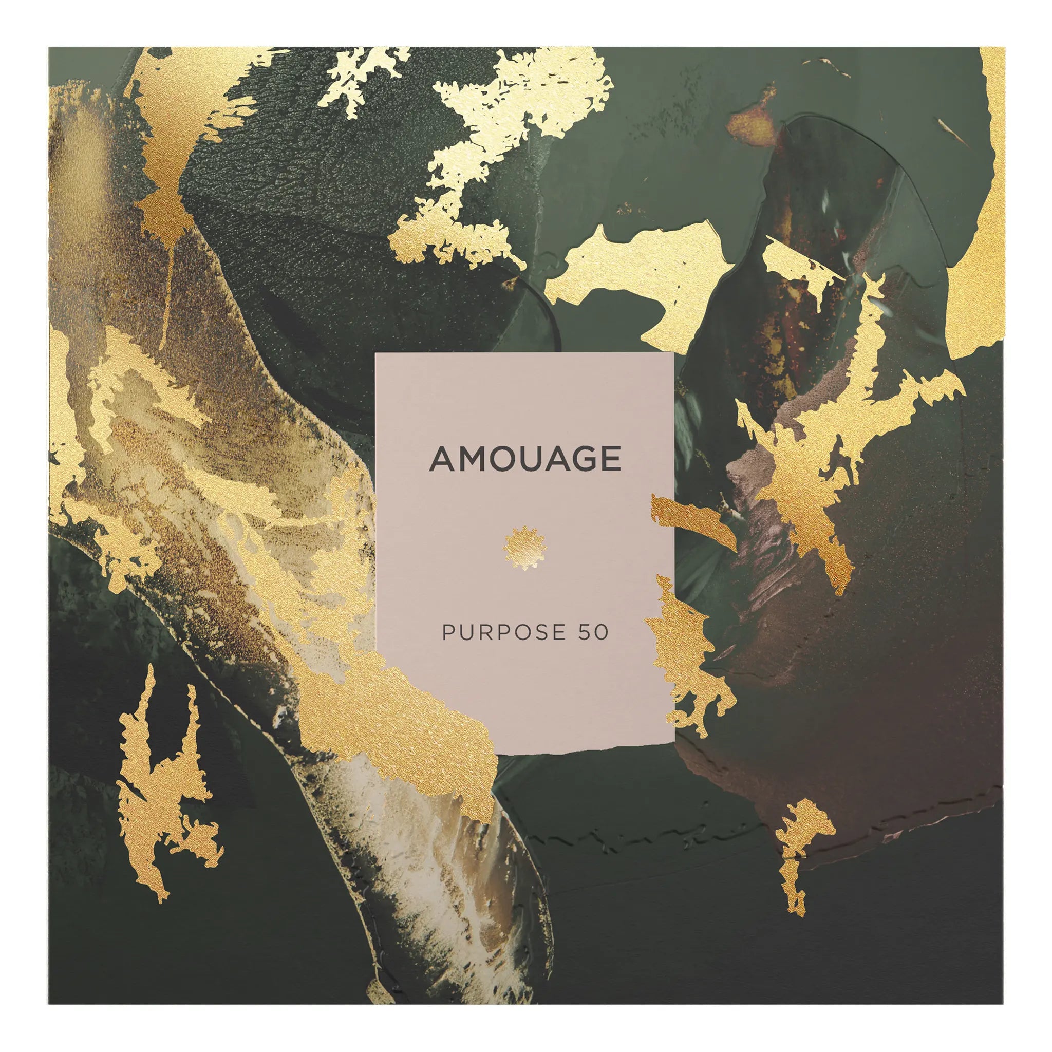 Detailed Box View of Amouage Purpose 50 Extraits Eau De Parfum 100ml