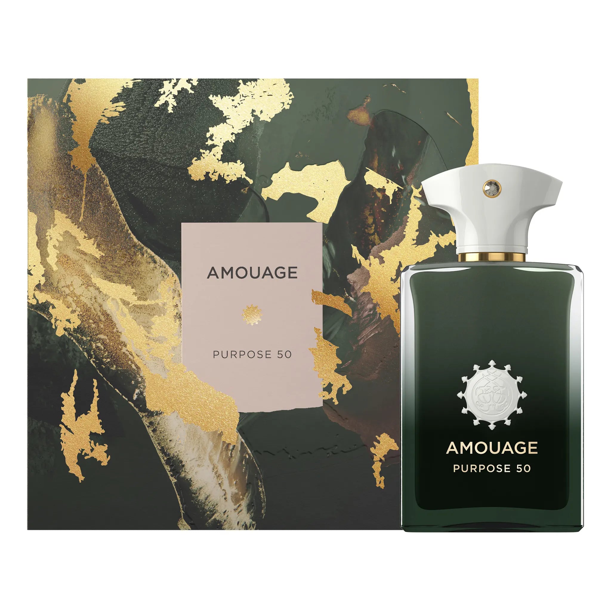 With Box View of Amouage Purpose 50 Extraits Eau De Parfum 100ml