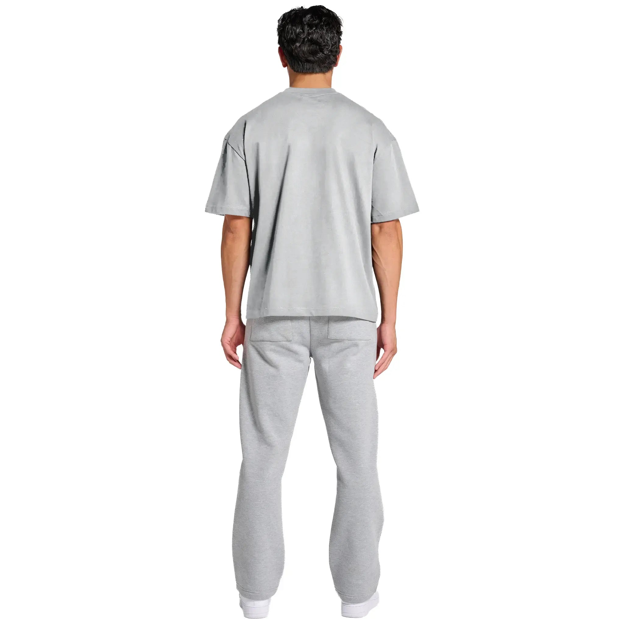 Back View of Annie Hood Blanks Grey T Shirt