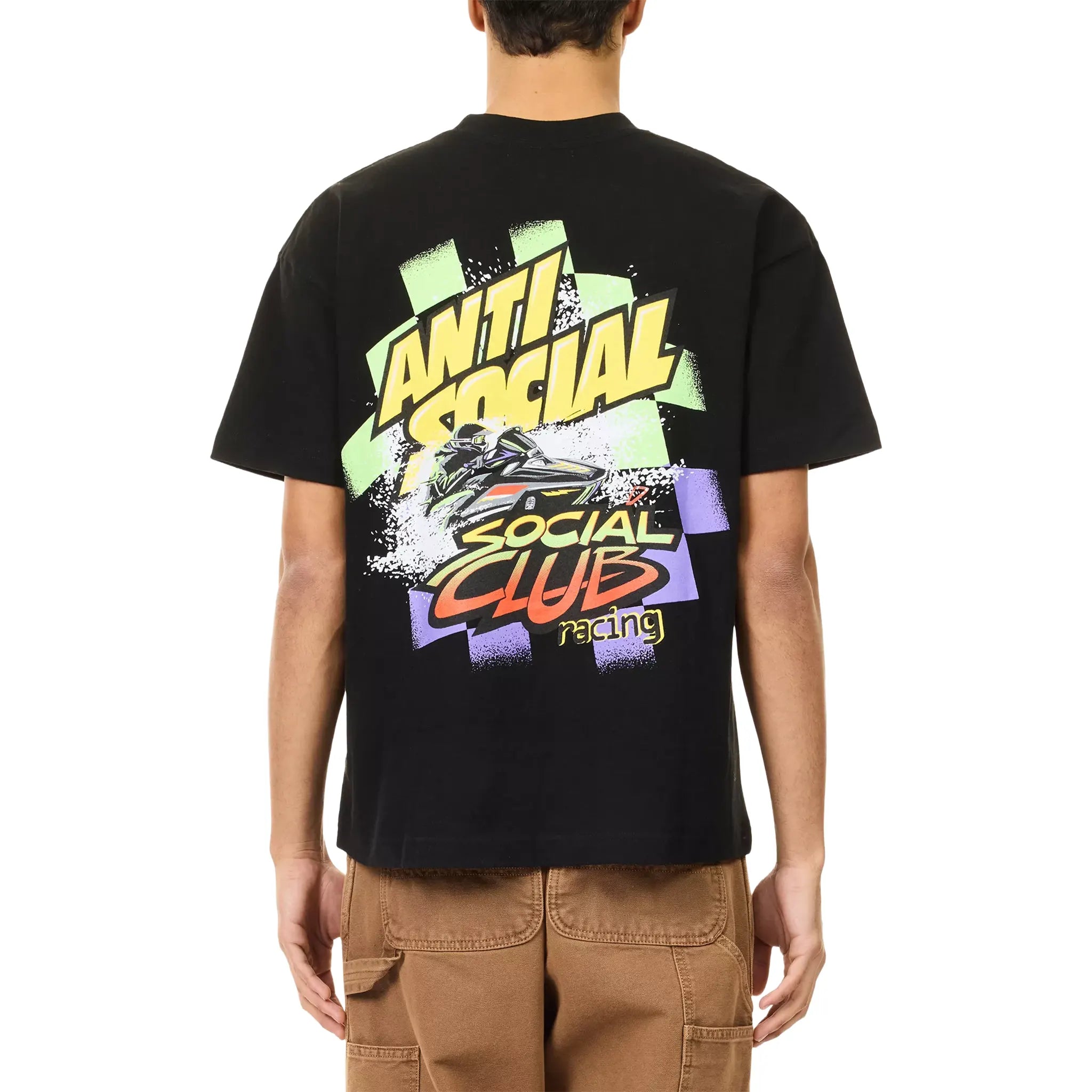 Anti Social Social Club Artic Snowmobile Black T-Shirt