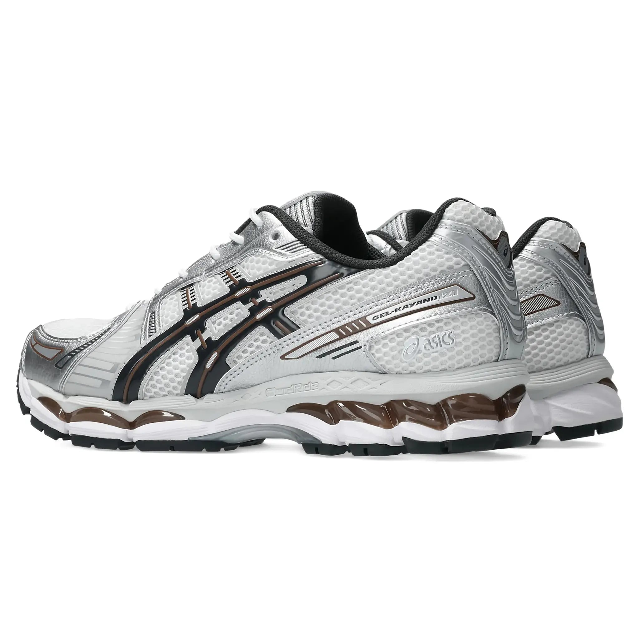 Back Side View of ASICS Gel-Kayano 12.1 White Graphite Grey 1203A759-104