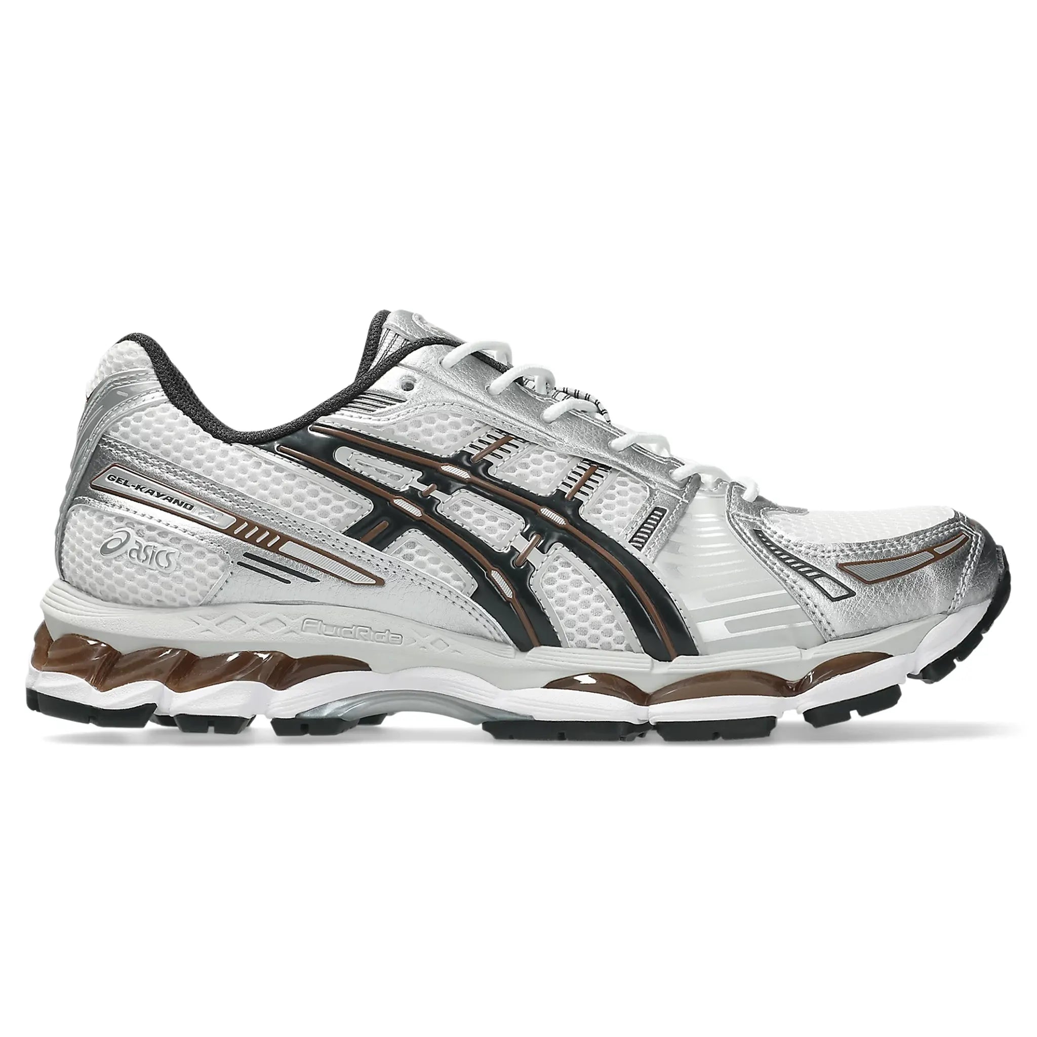 Side View of ASICS Gel-Kayano 12.1 White Graphite Grey 1203A759-104