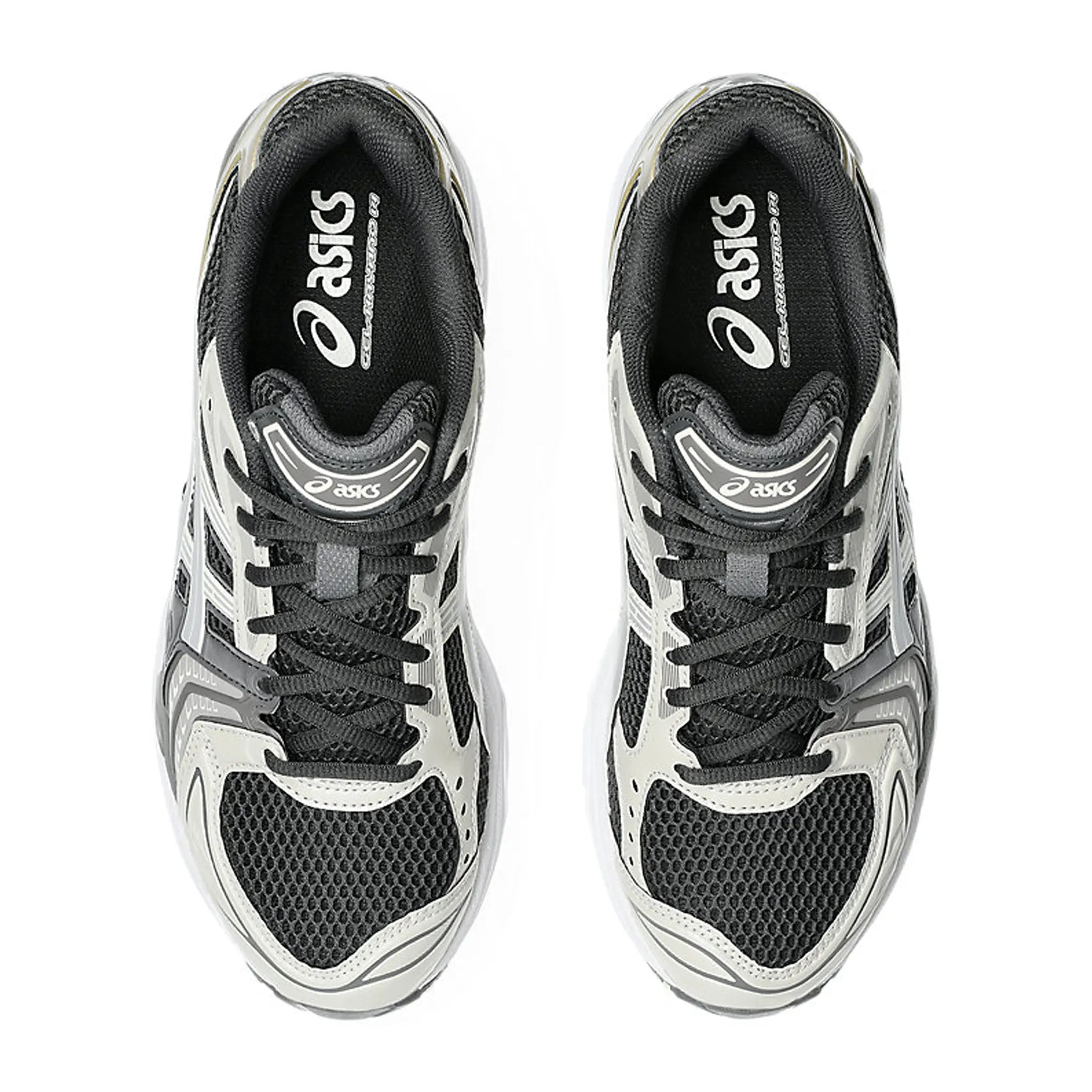 Upper View of ASICS Gel-Kayano 14 Obsidian Grey Cement 1203A537-024
