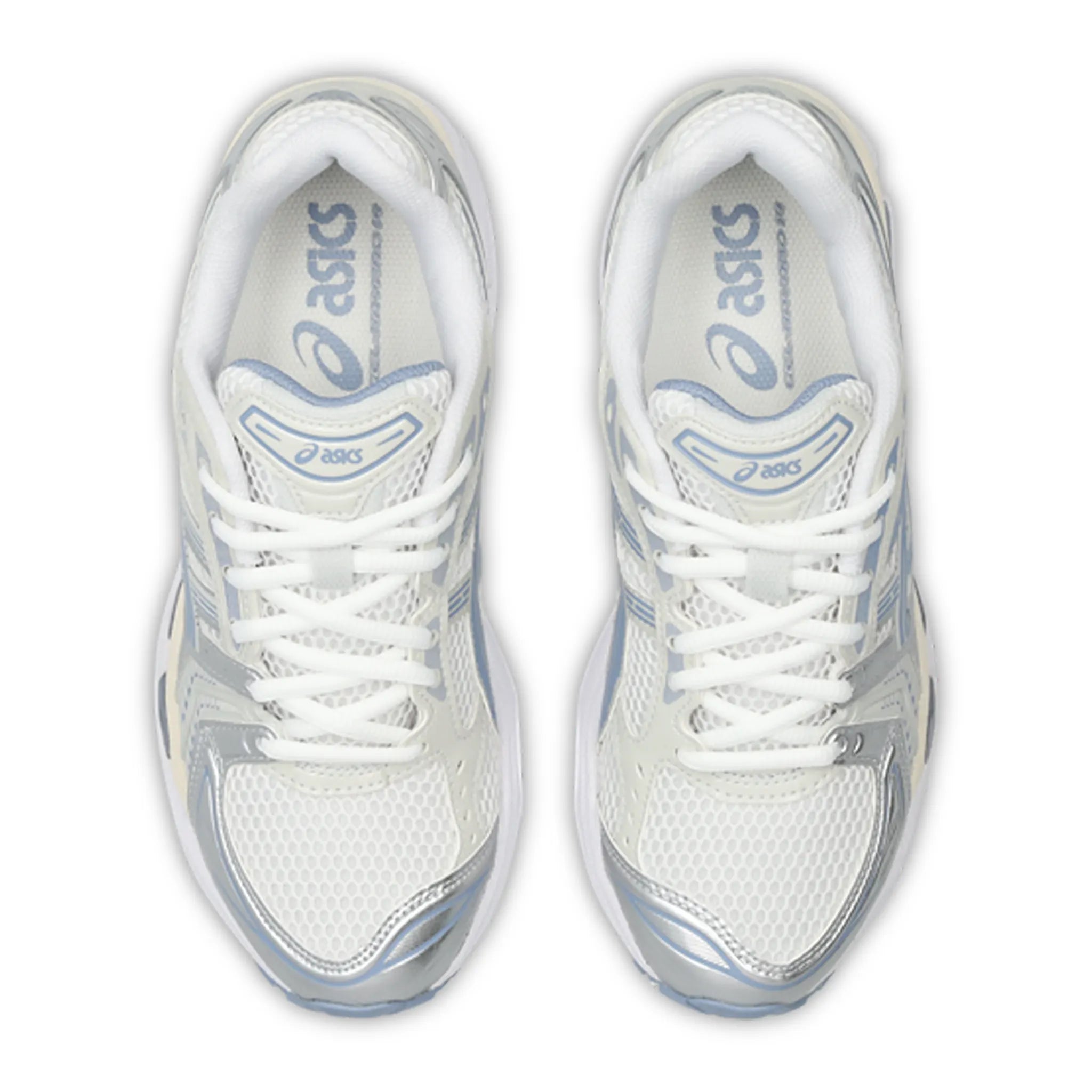Upper View of ASICS Gel-Kayano 14 White Light Navy 1203A537-115