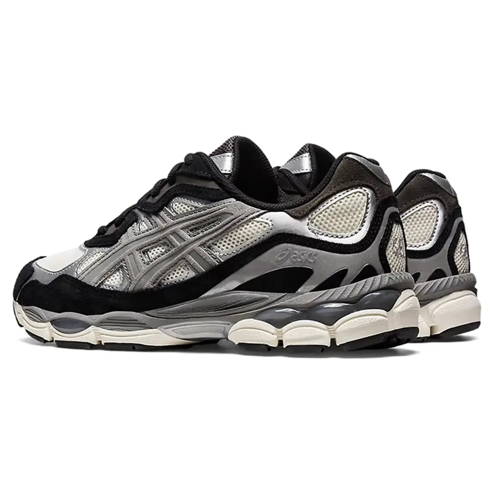Back Side View of ASICS Gel-NYC Ivory Clay Grey 1201A789-750