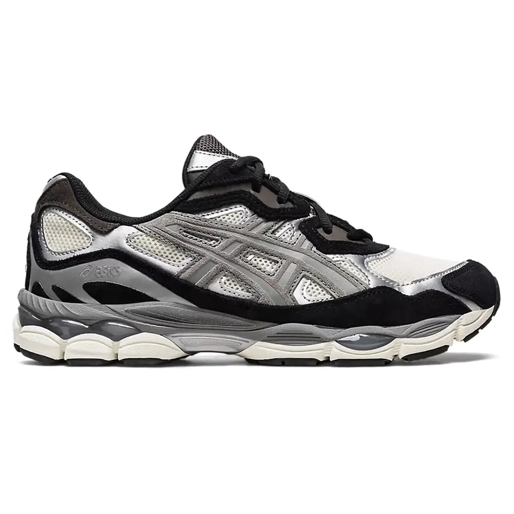 Side View of ASICS Gel-NYC Ivory Clay Grey 1201A789-750