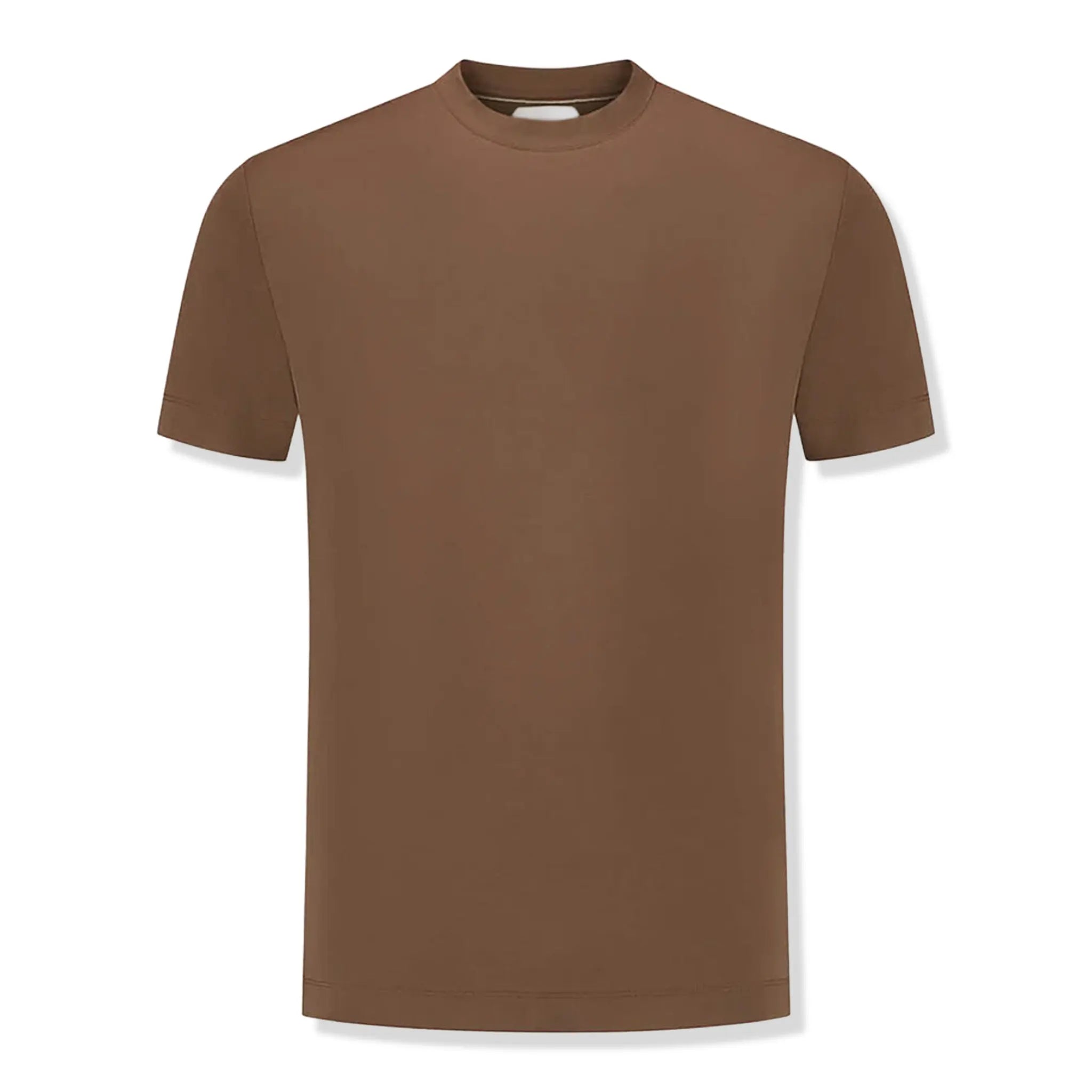 Front View of Aurélien Aur1 Chocolate T Shirt AUR1TSHIRTCHOCOLATE