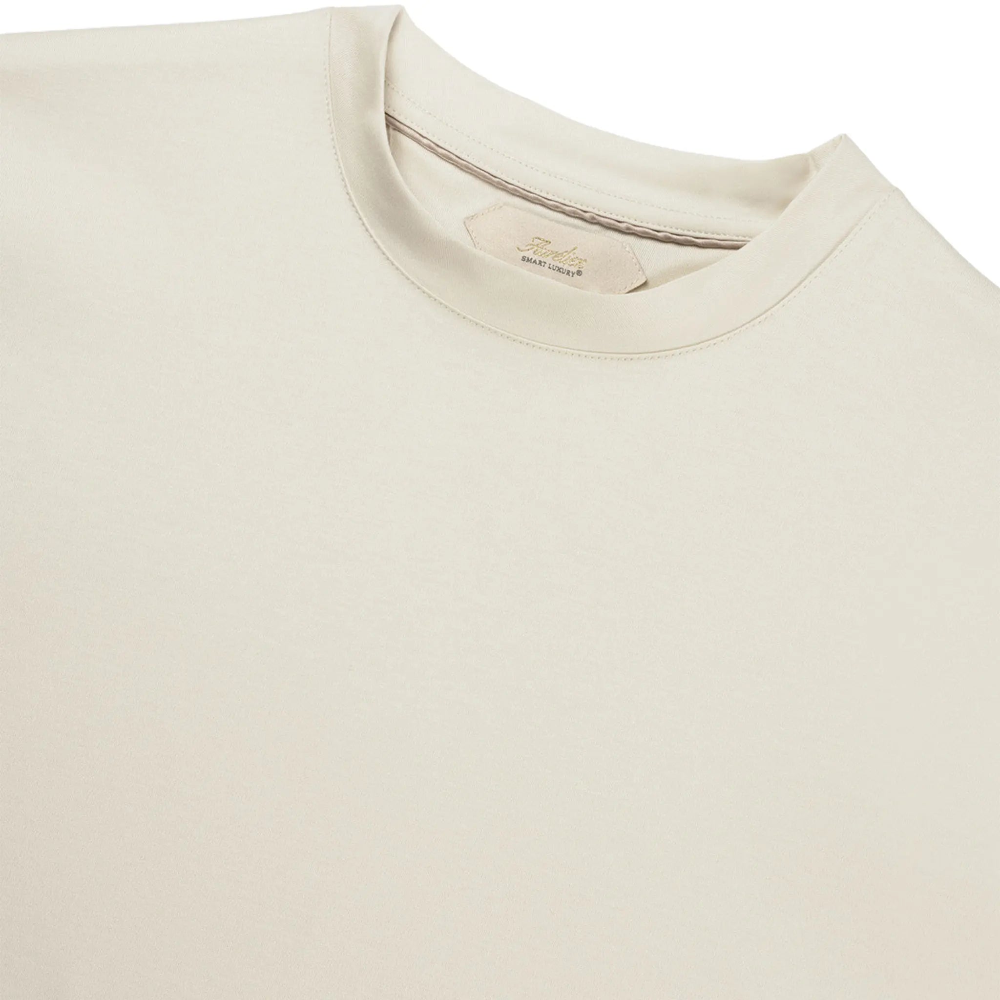 Detailed View of Aurélien Aur1 Ecru T Shirt AUR1TSHIRTECR