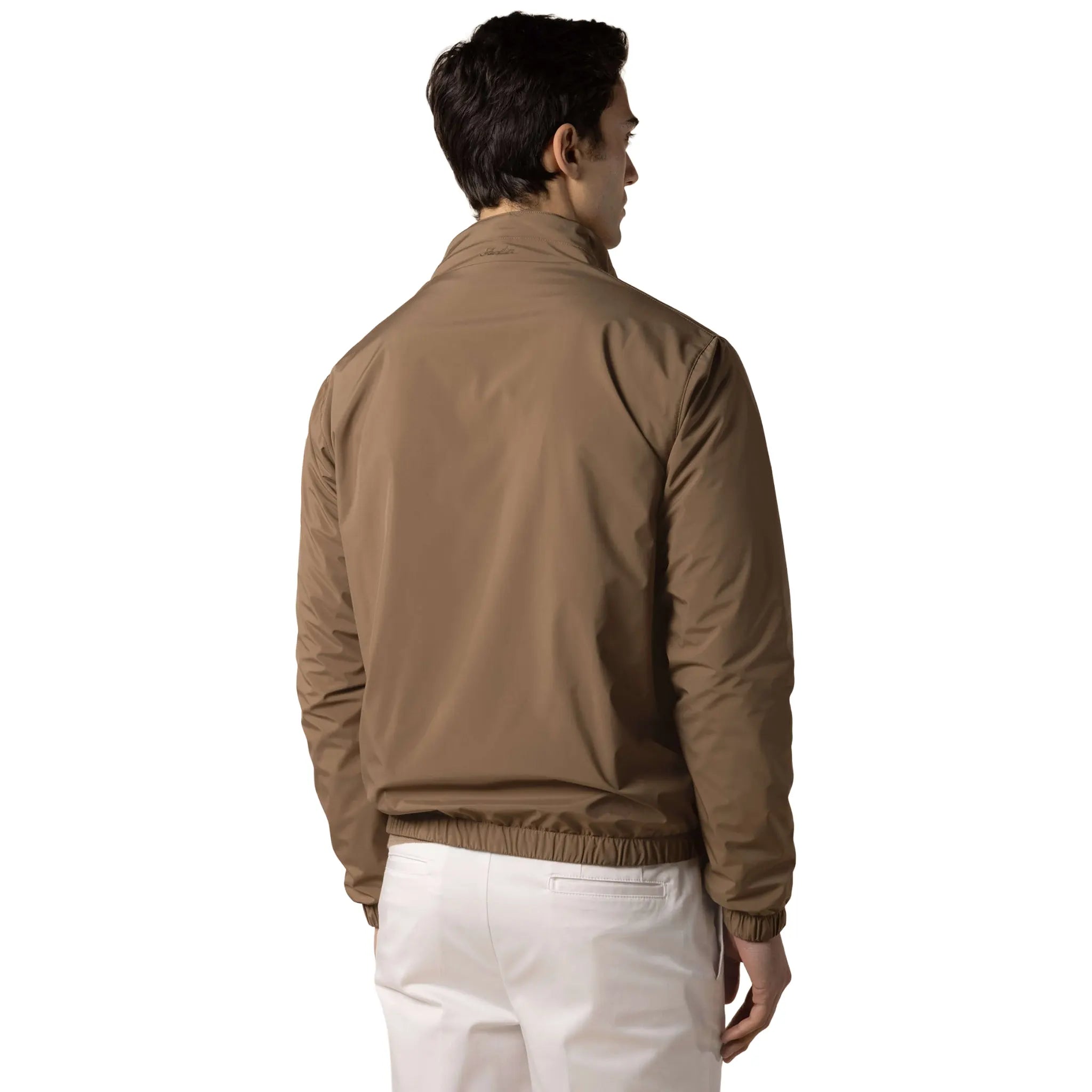 Back View of Aurélien Reversible Caramel Resort Jacket RESORTREVJACKETCARAMEL