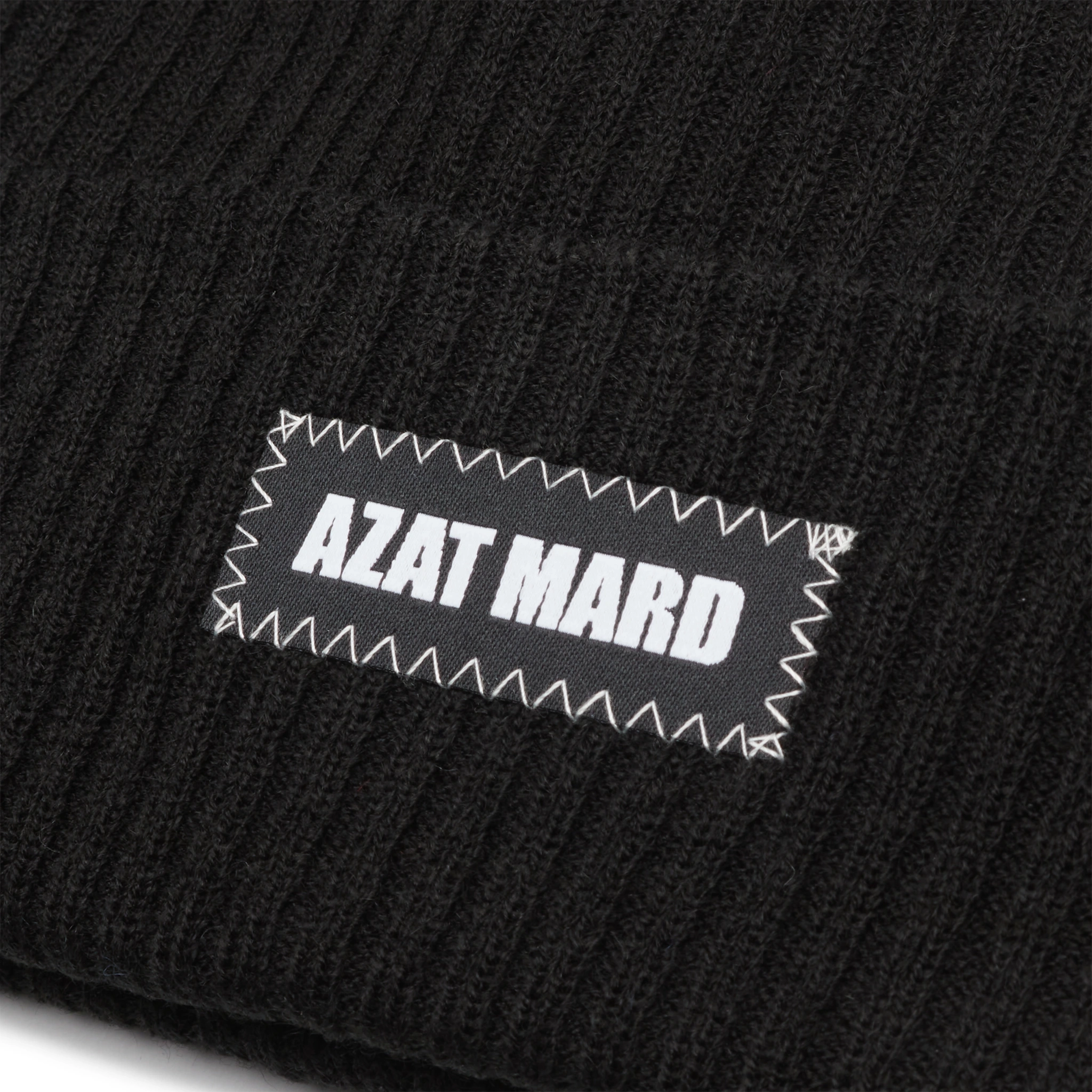 Azat Mard Black Beanie Hat