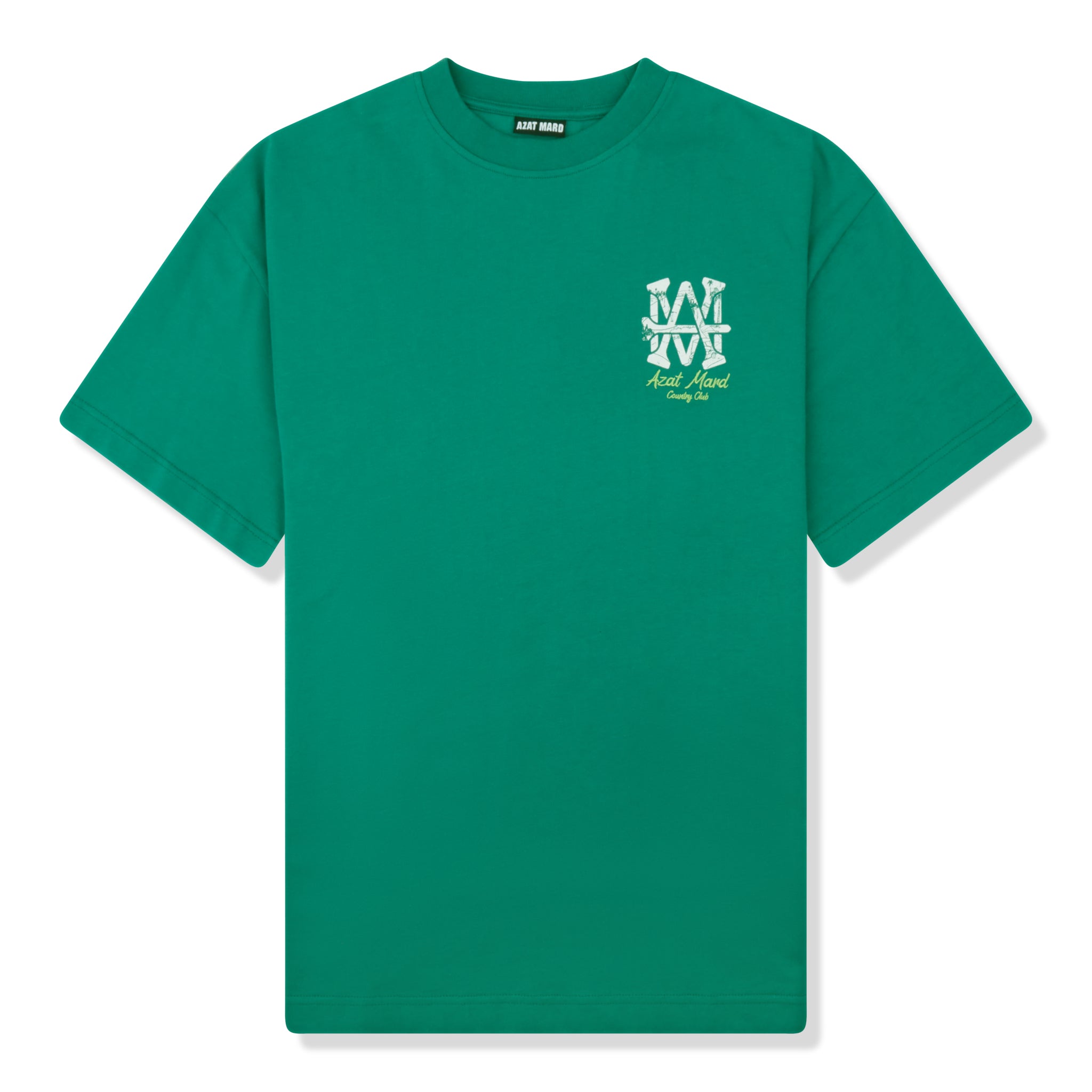 Azat Mard Country Club T Shirt Green SS23017