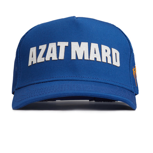 Azat Mard Mesh Trucker Cap Blue