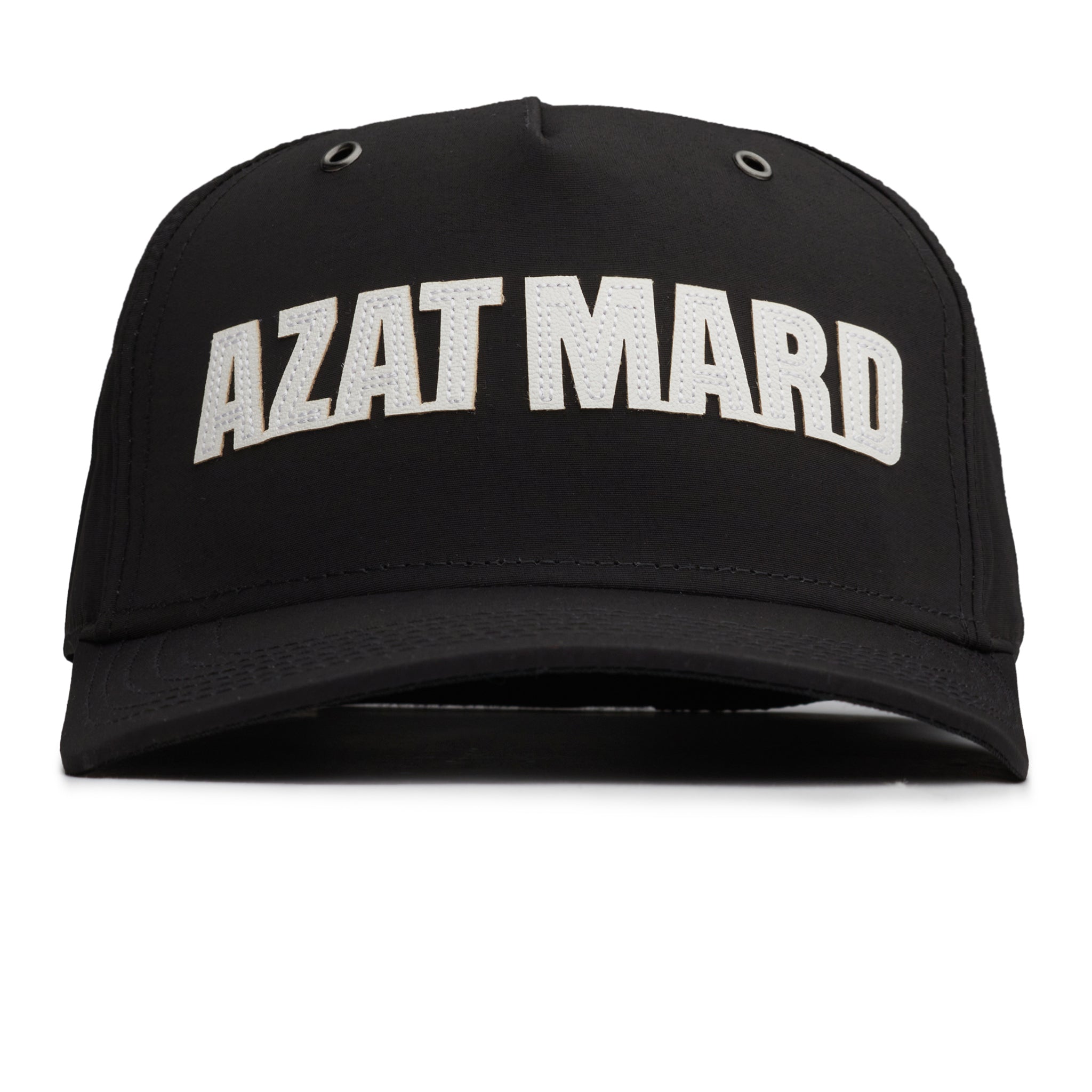 Front view of Azat Mard Nylon Cap Black JF0302