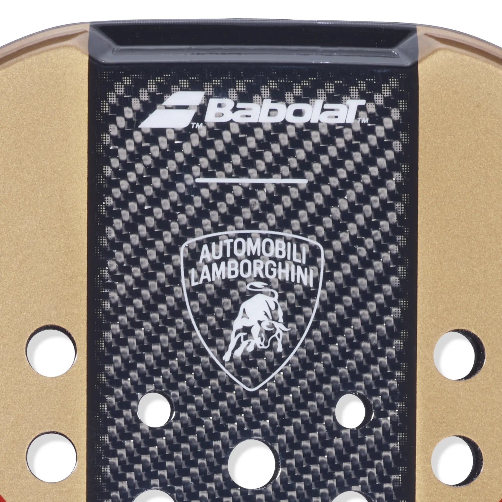 Detailed View of Babolat x Lamborghini Padel Racket BL.002 Bronze BL.002
