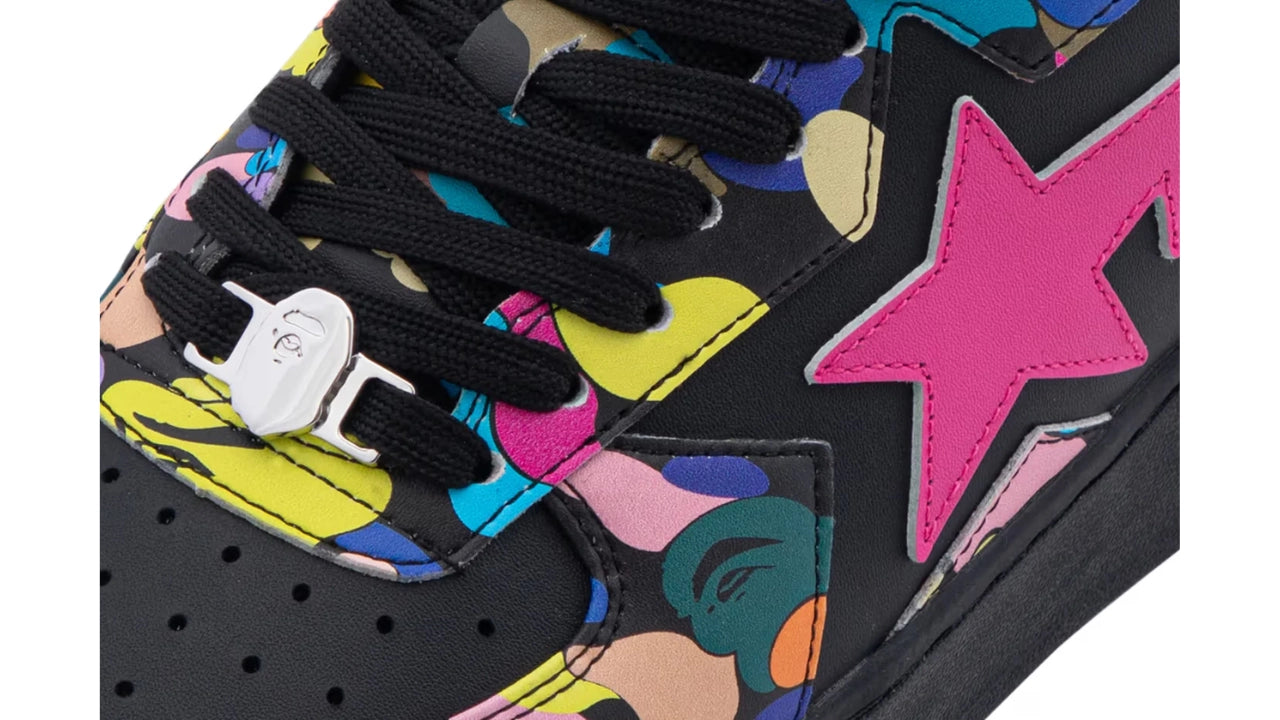 bape sta icon multi camo black
