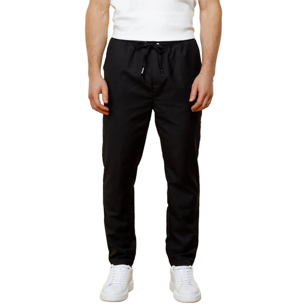 Front View of Belier 365 Lightweight Black Trousers BM126BLK