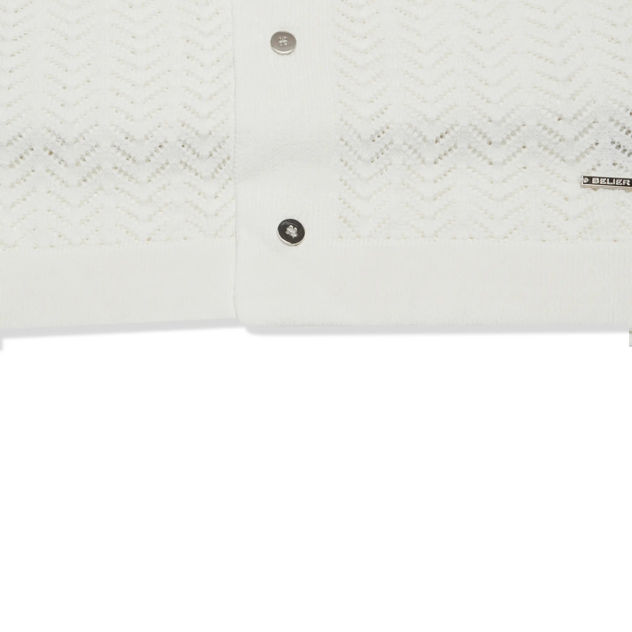 Detailed View of Belier Crochet Off White Shirt