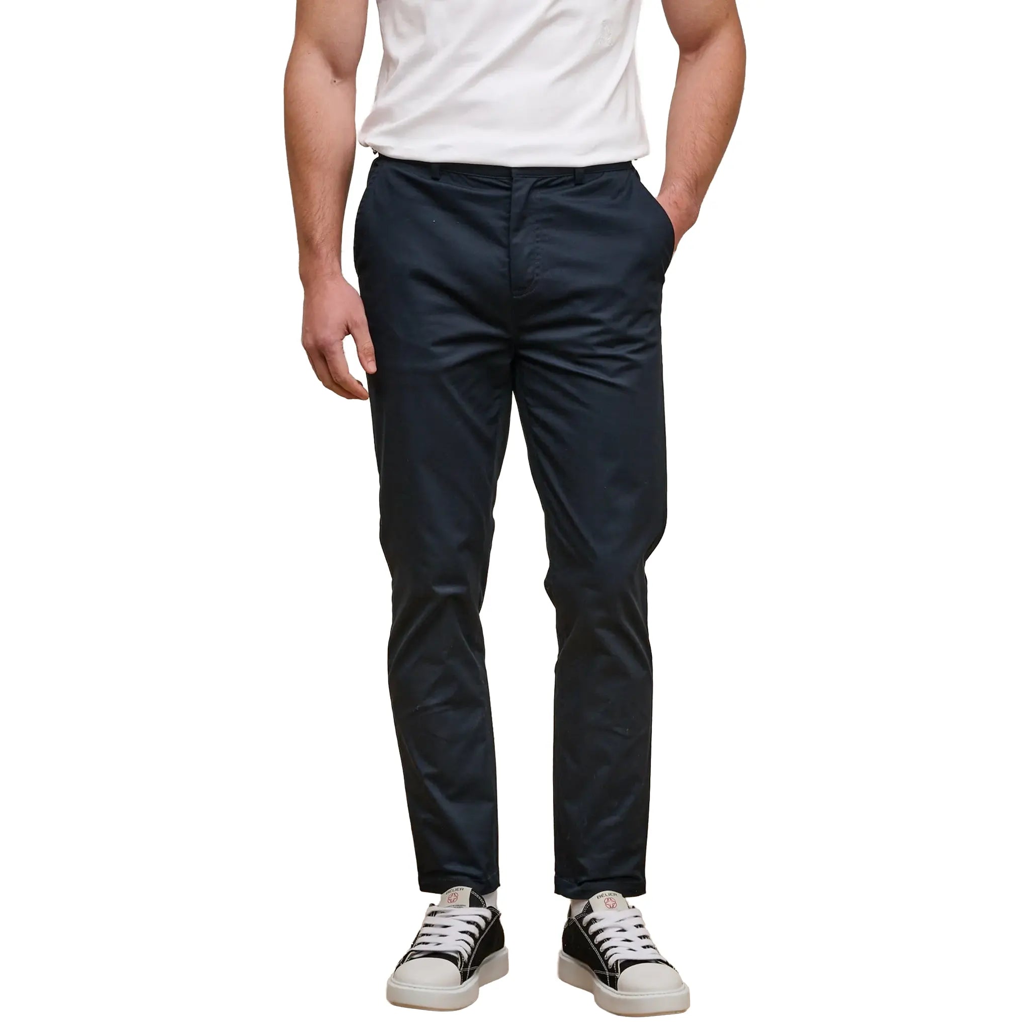 Front Belier Essential Side Adjuster Navy Trousers BM809NVY