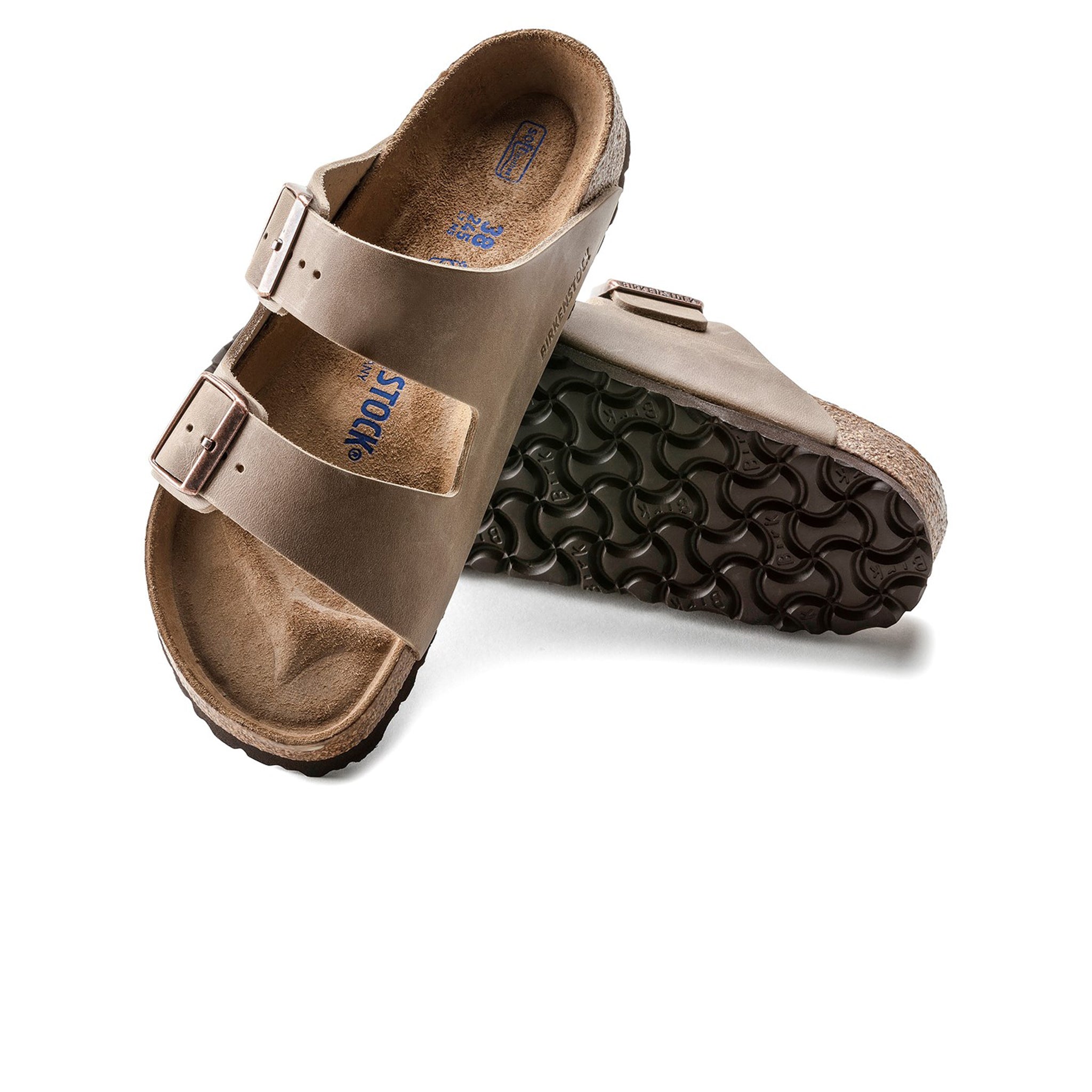 View of Birkenstock Arizona Sandals Oiled Tobacco 0660471