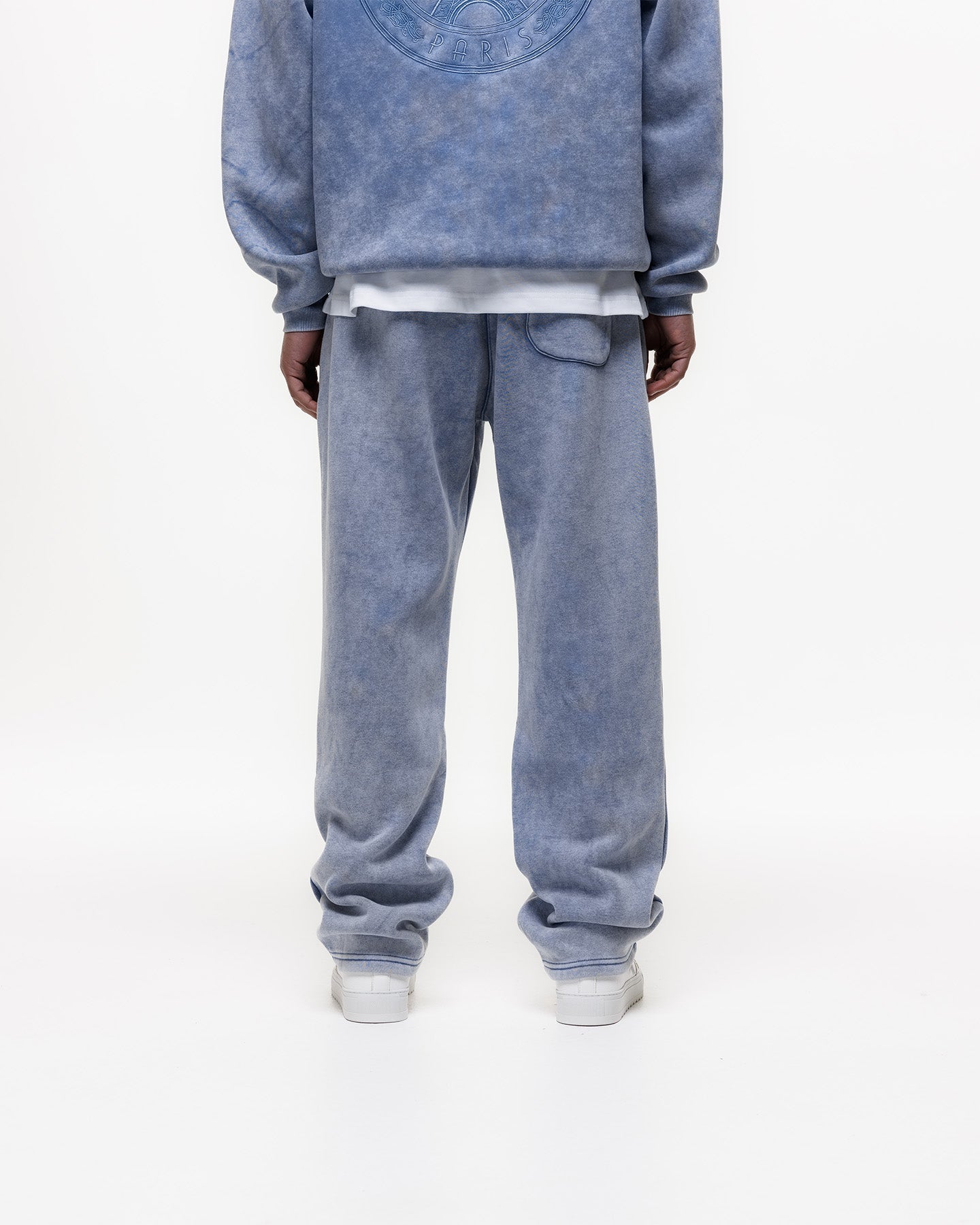 MAGIRI Embroidered Washed Blue Sweatpants