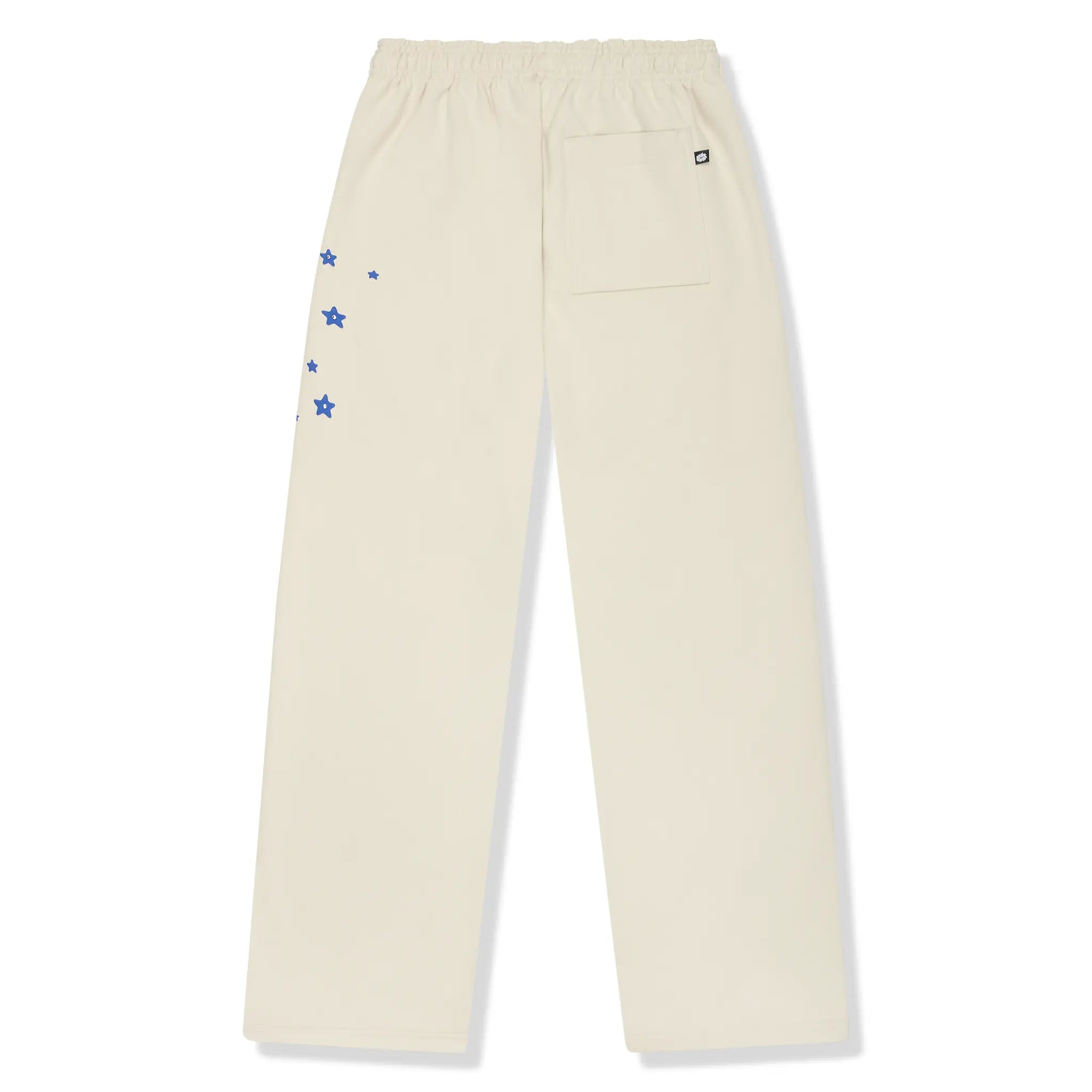 Back view of Broken Planet All The Stars Straight Leg Ivory White Sweatpants BP-JAN25-SLSP-I_WHITE