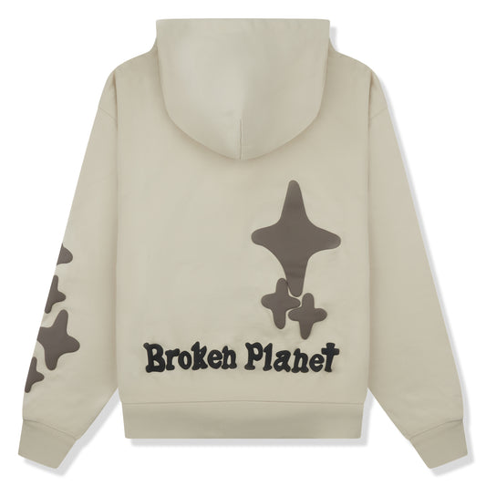 Broken Planet Alone But Not Lonely Bone White Hoodie