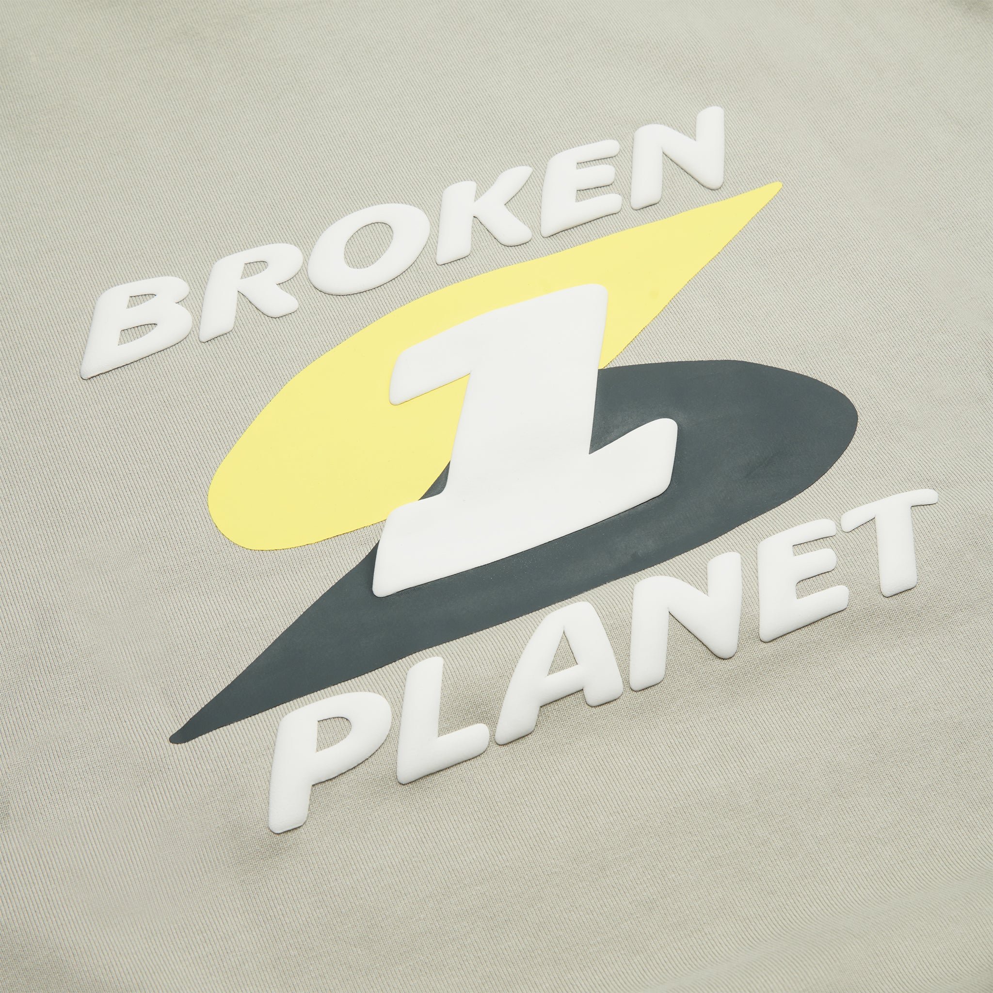 Back view of Broken Planet Beyond The Limits Hoodie Stone Grey BP-BTL-HD-S_GRAY